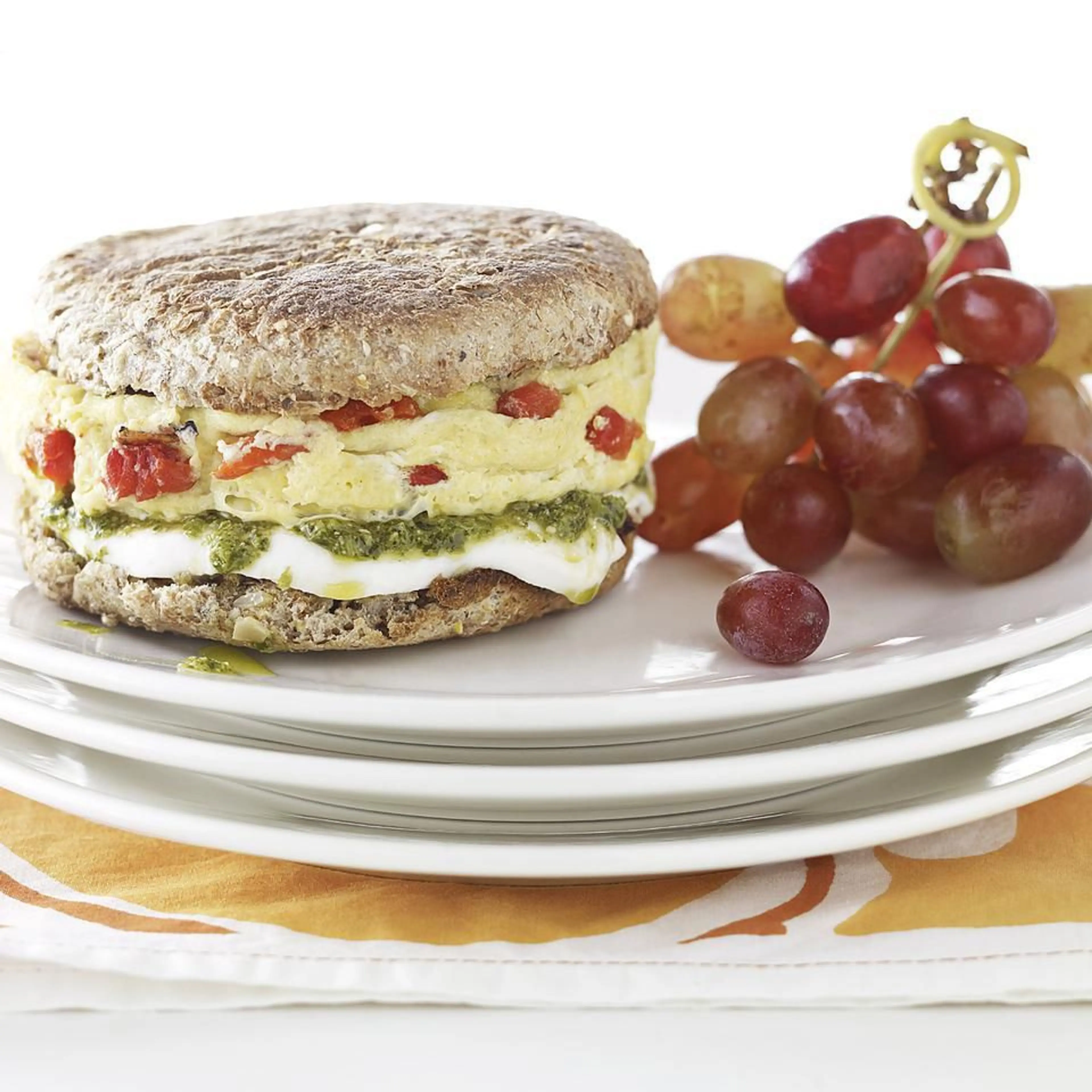 Pesto, Mozzarella & Egg Breakfast Sandwich