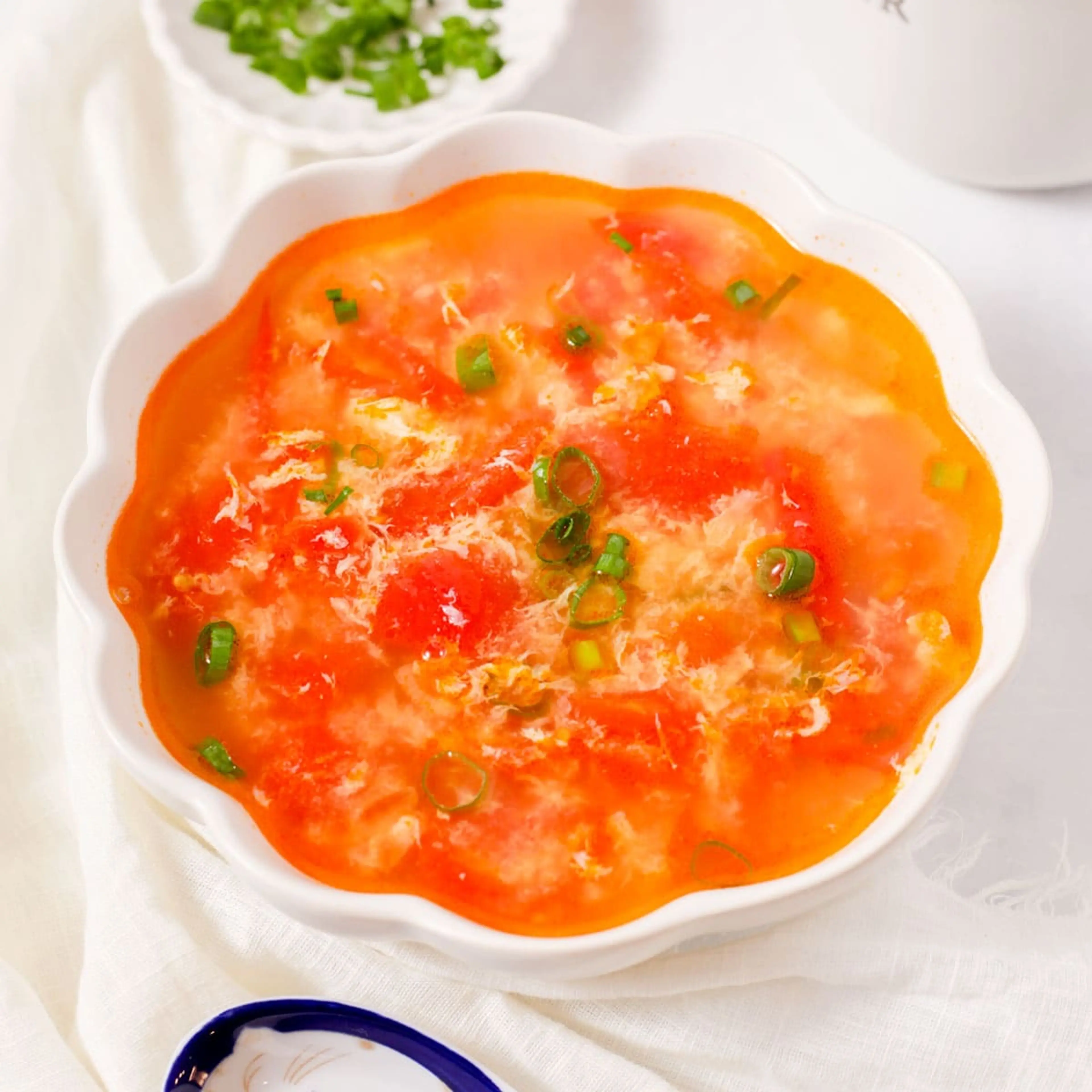 Tomato Egg Drop Soup
