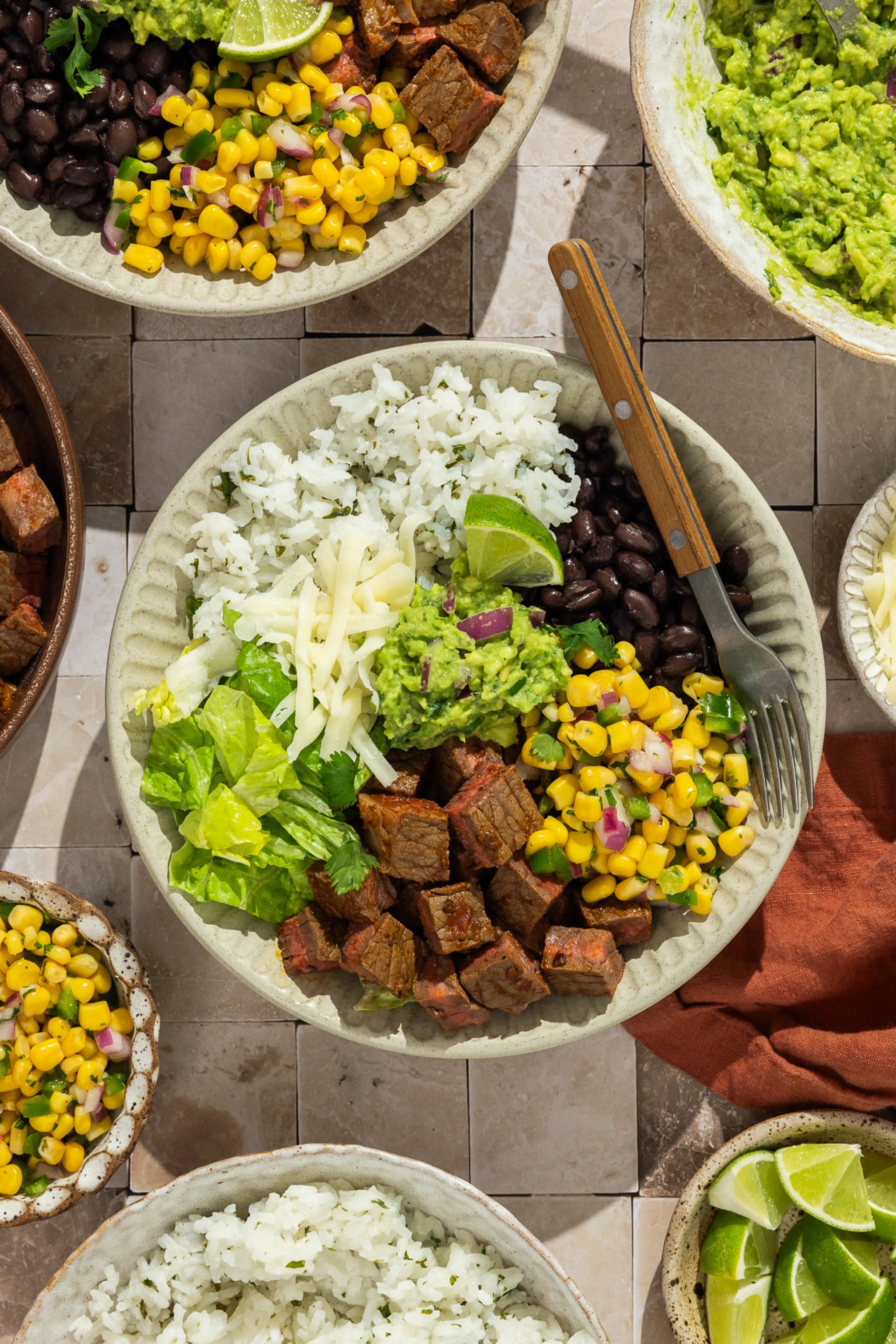 Copycat Chipotle Steak Burrito Bowls