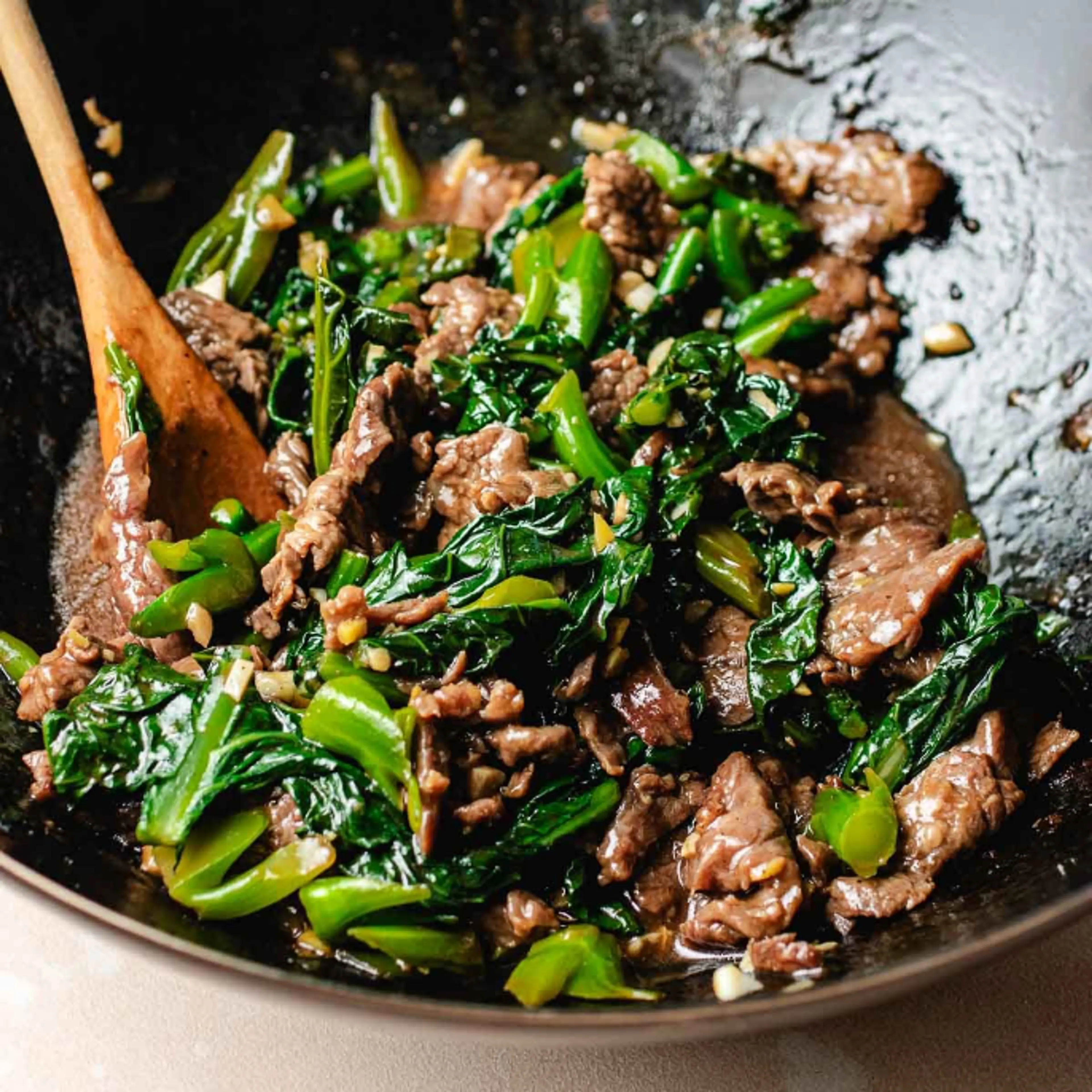 Beef with Chinese Broccoli