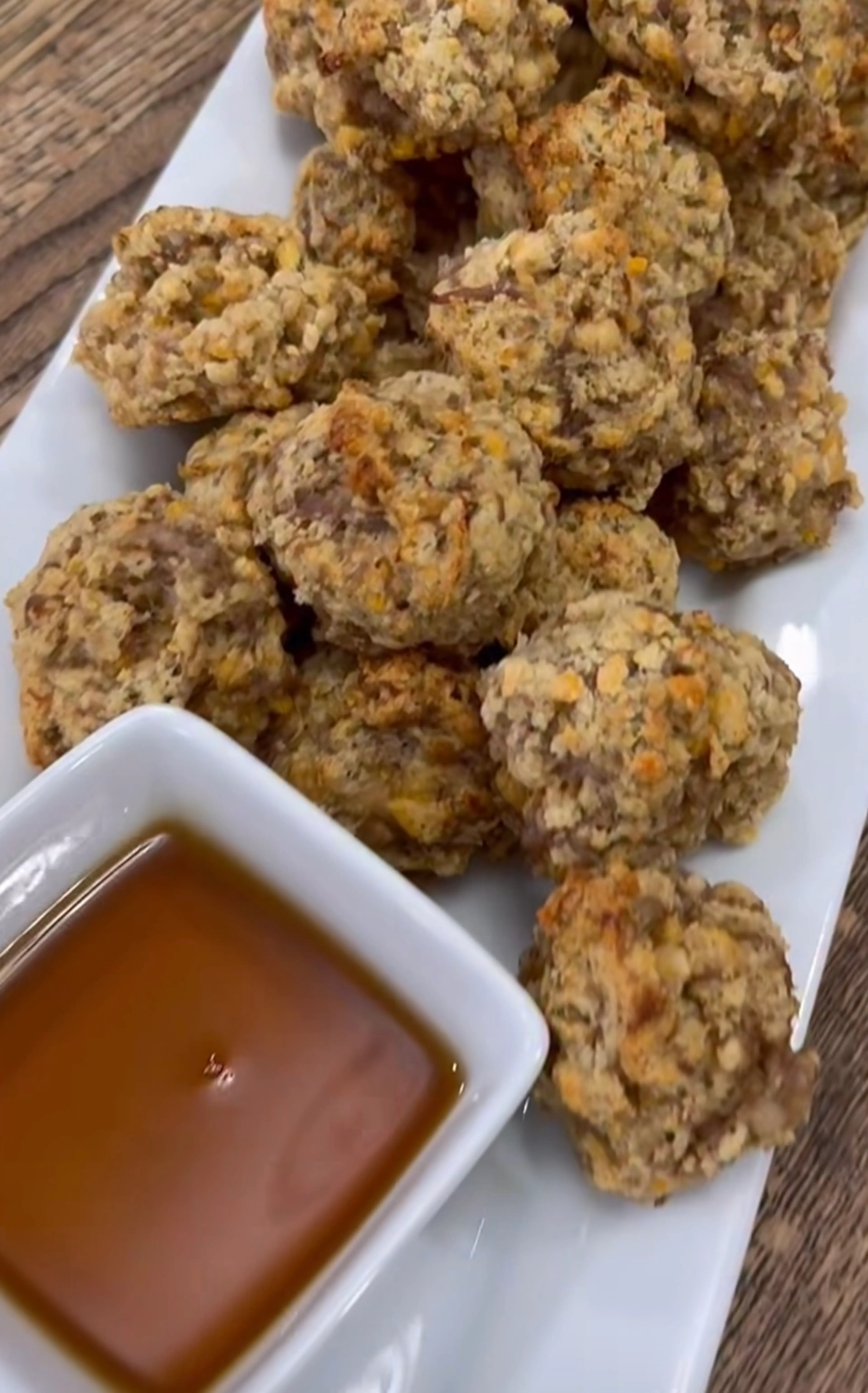 Sausage Pancake Balls