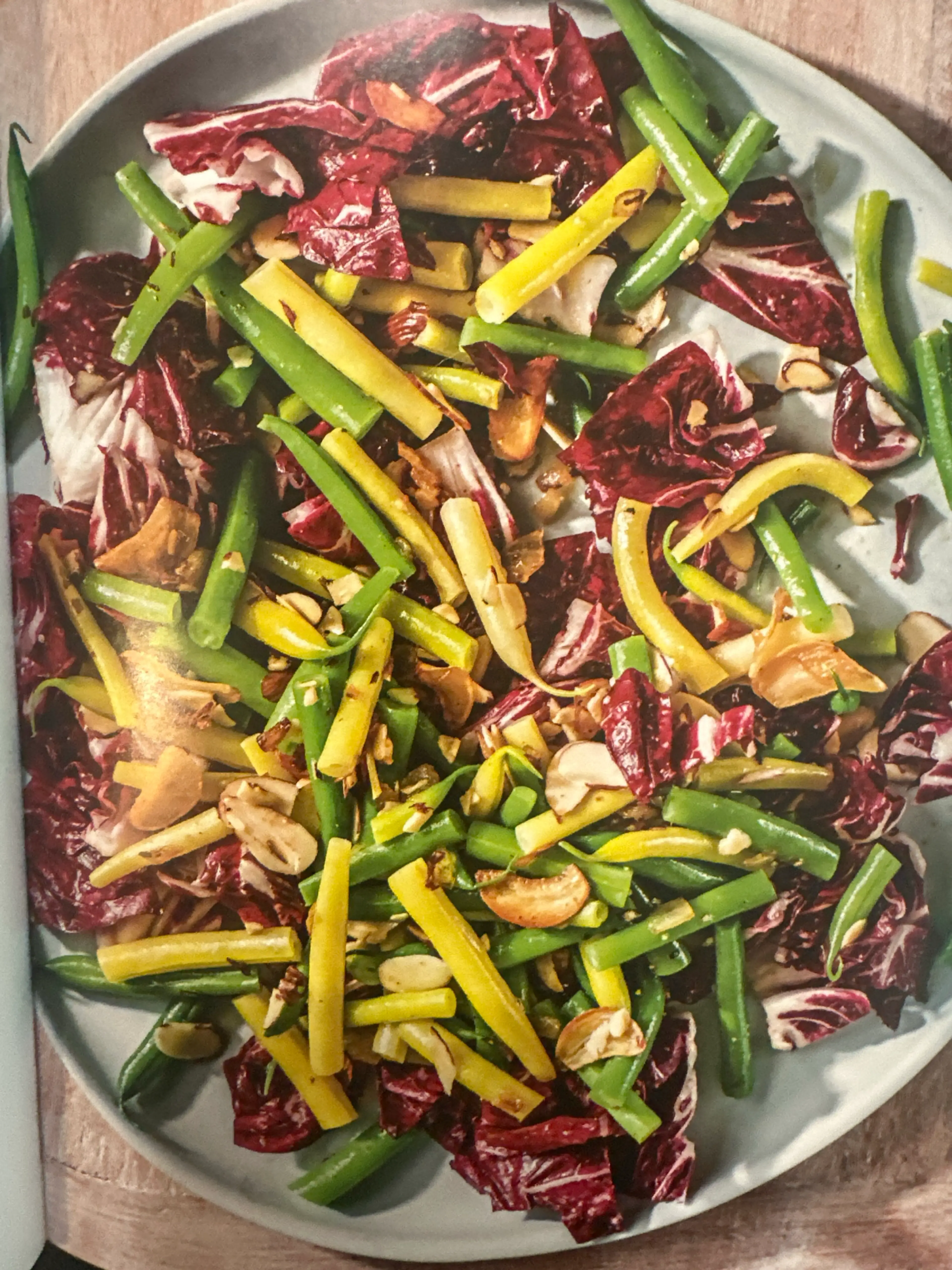 Green Beans and Radicchio