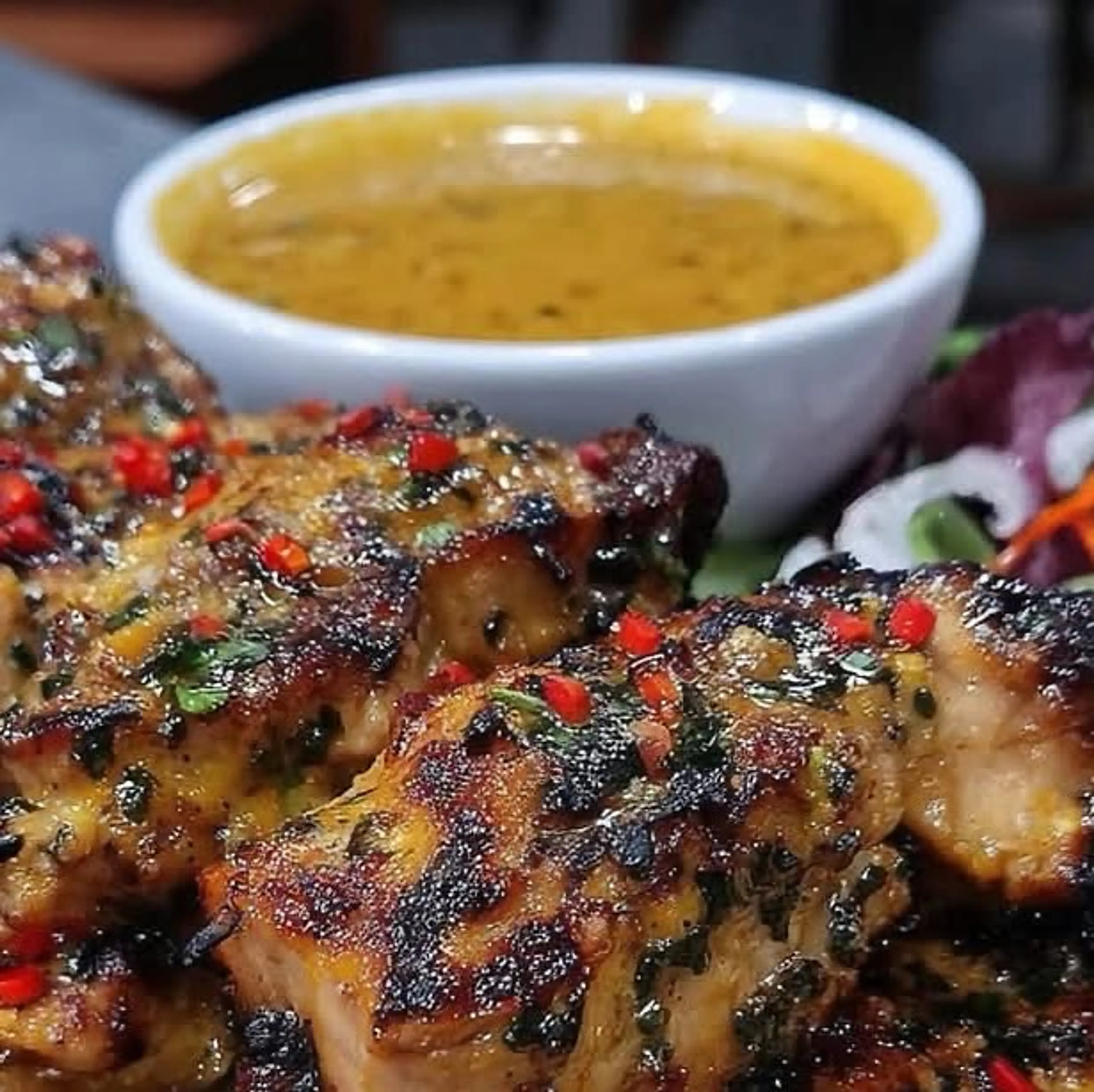 Thai Lemongrass Chicken Skewers