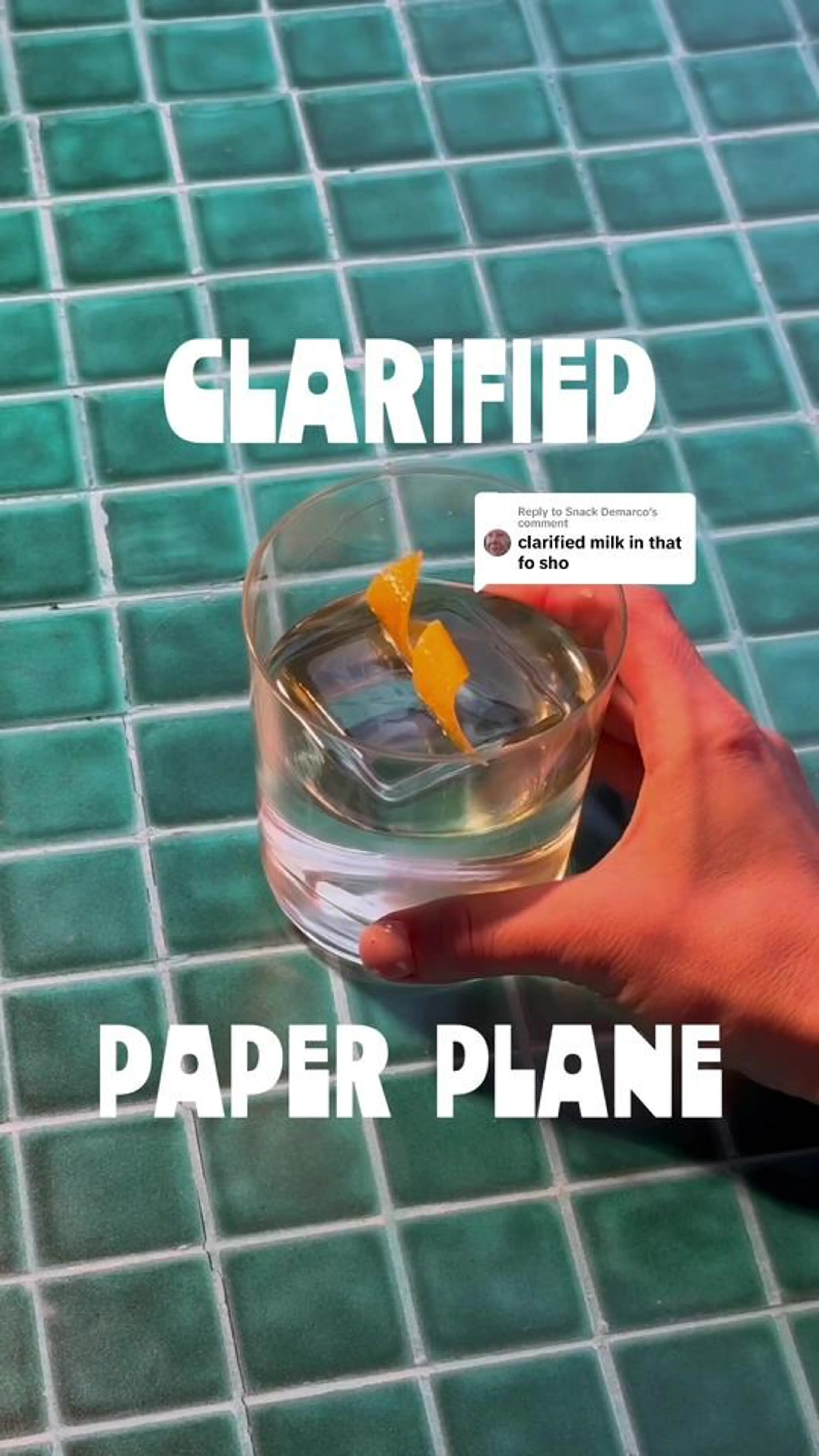 Clarified Paper Plane