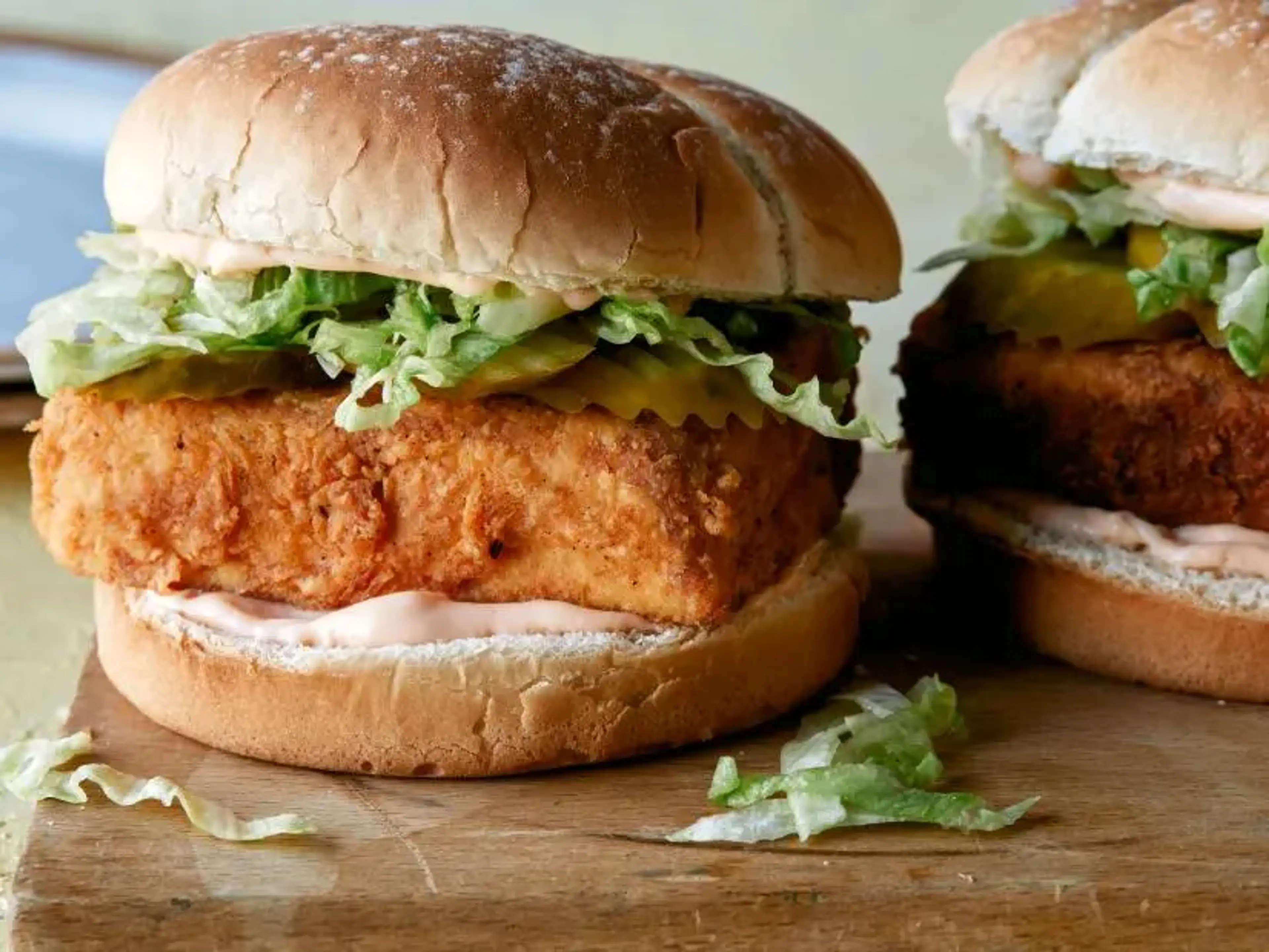 Crispy Fried Tofu Sandwich