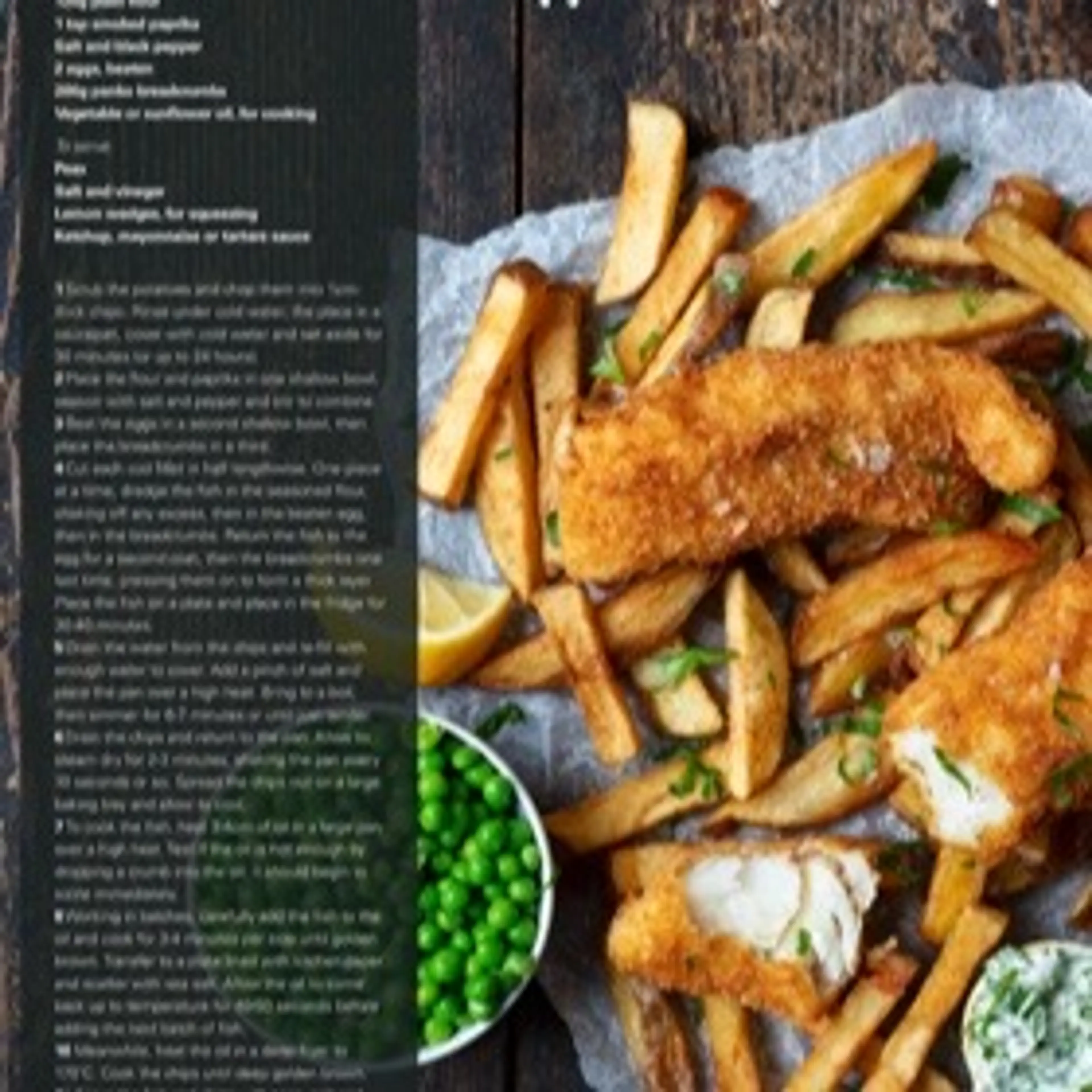 Crispy Breaded Fish & Chips