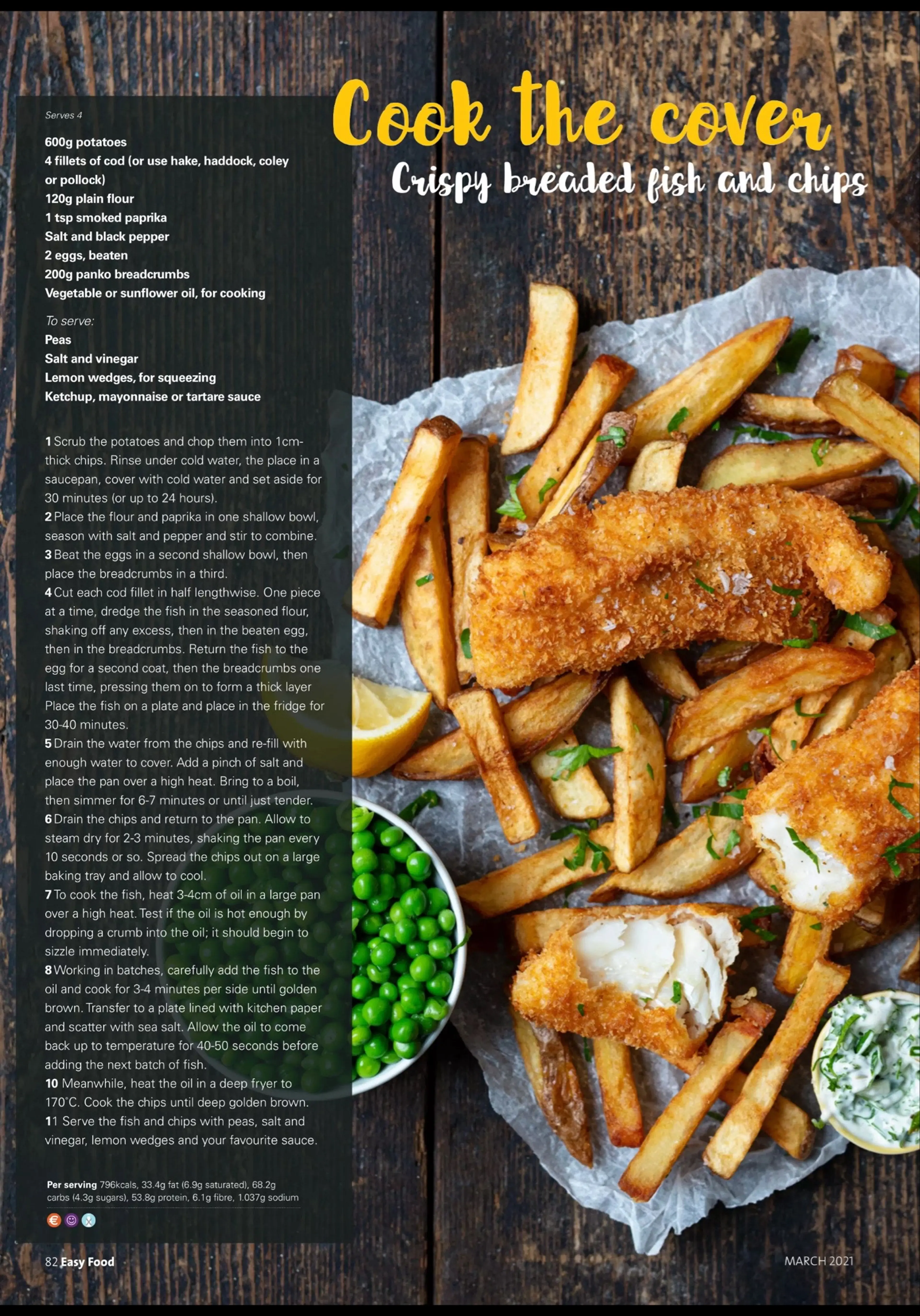 Crispy Breaded Fish & Chips