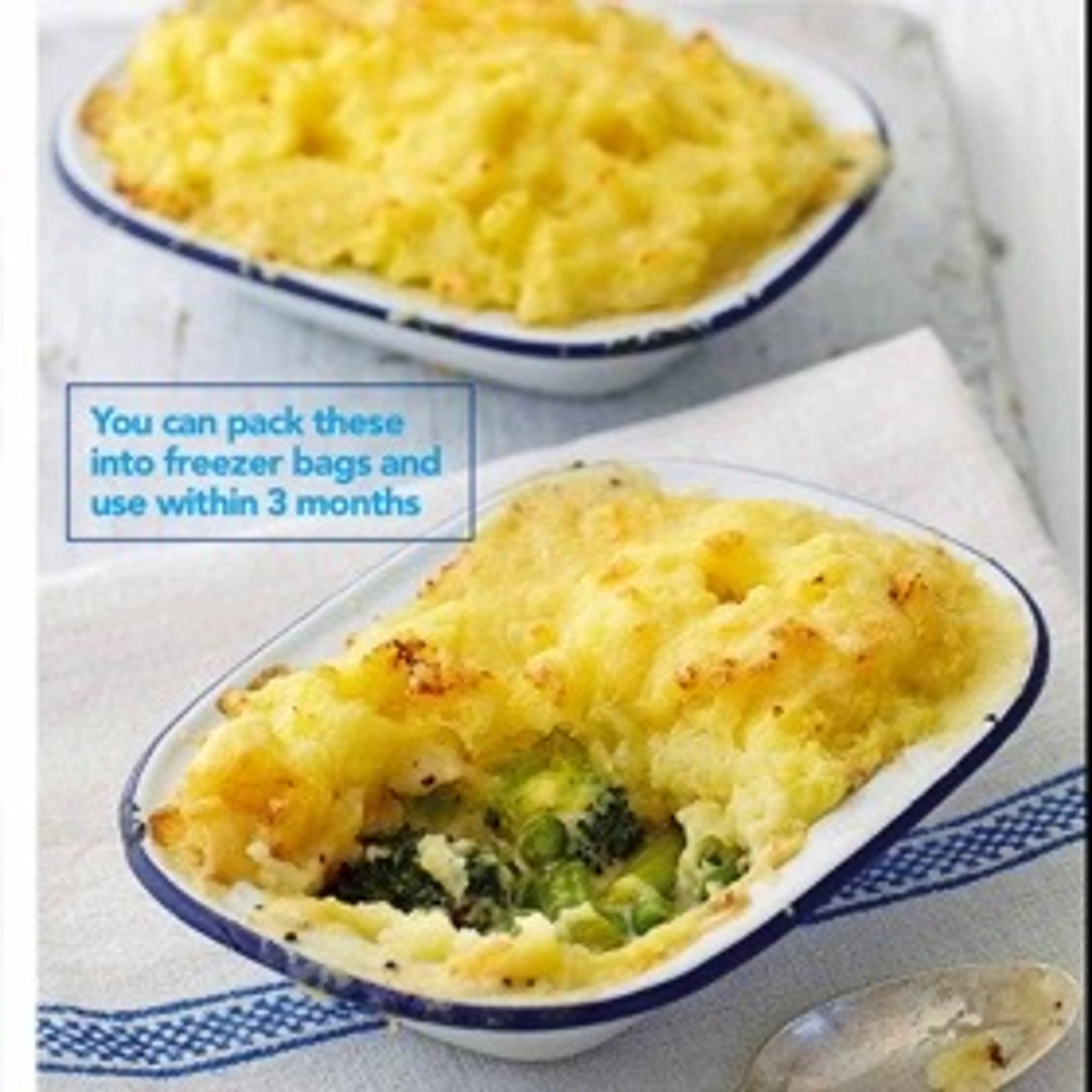 Crusty cheddar pies
