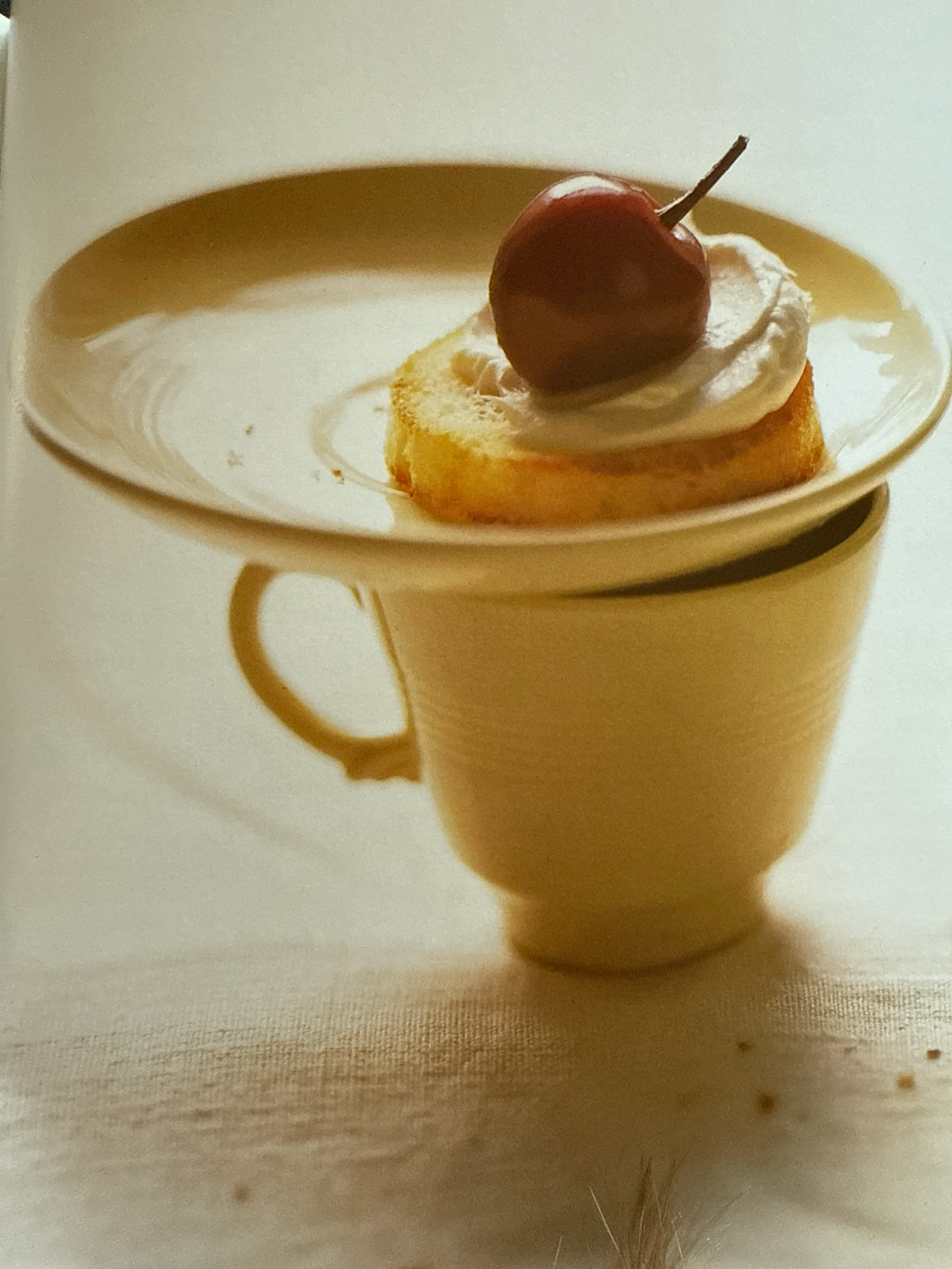 Crostini with Mascarpone and Cherries