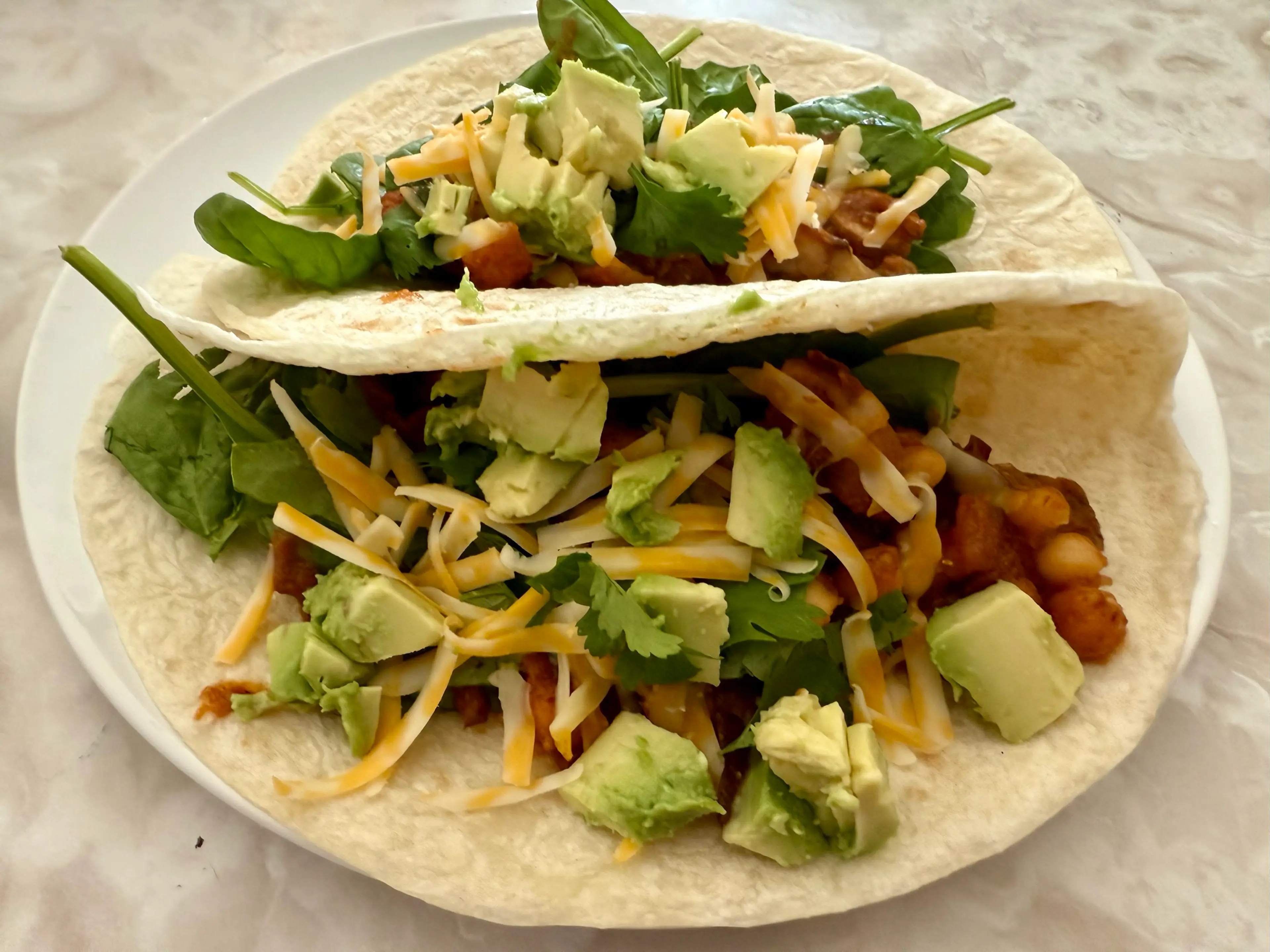 Al Pastor Chickpea Tacos