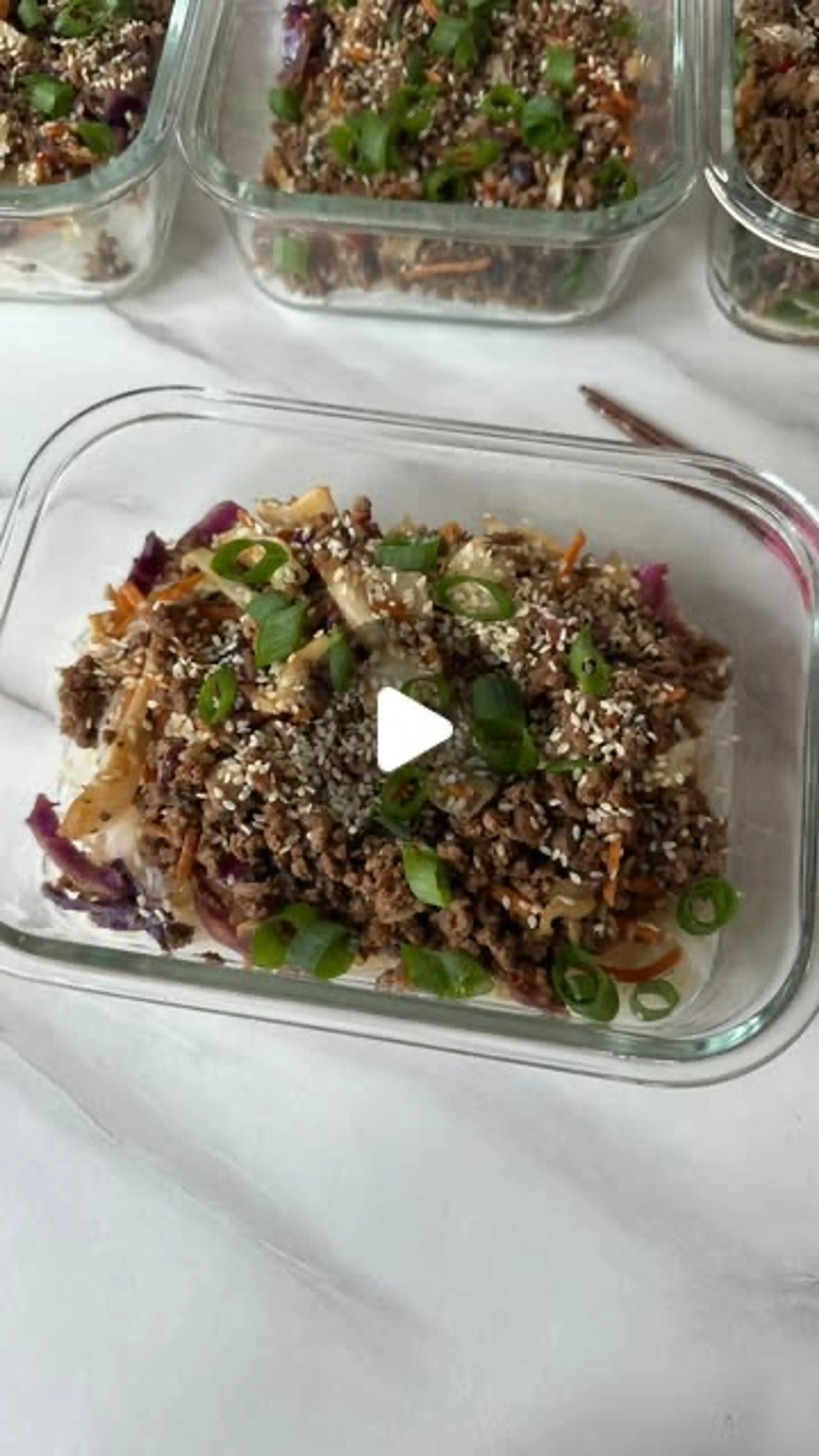 Beef Spring Roll Bowls