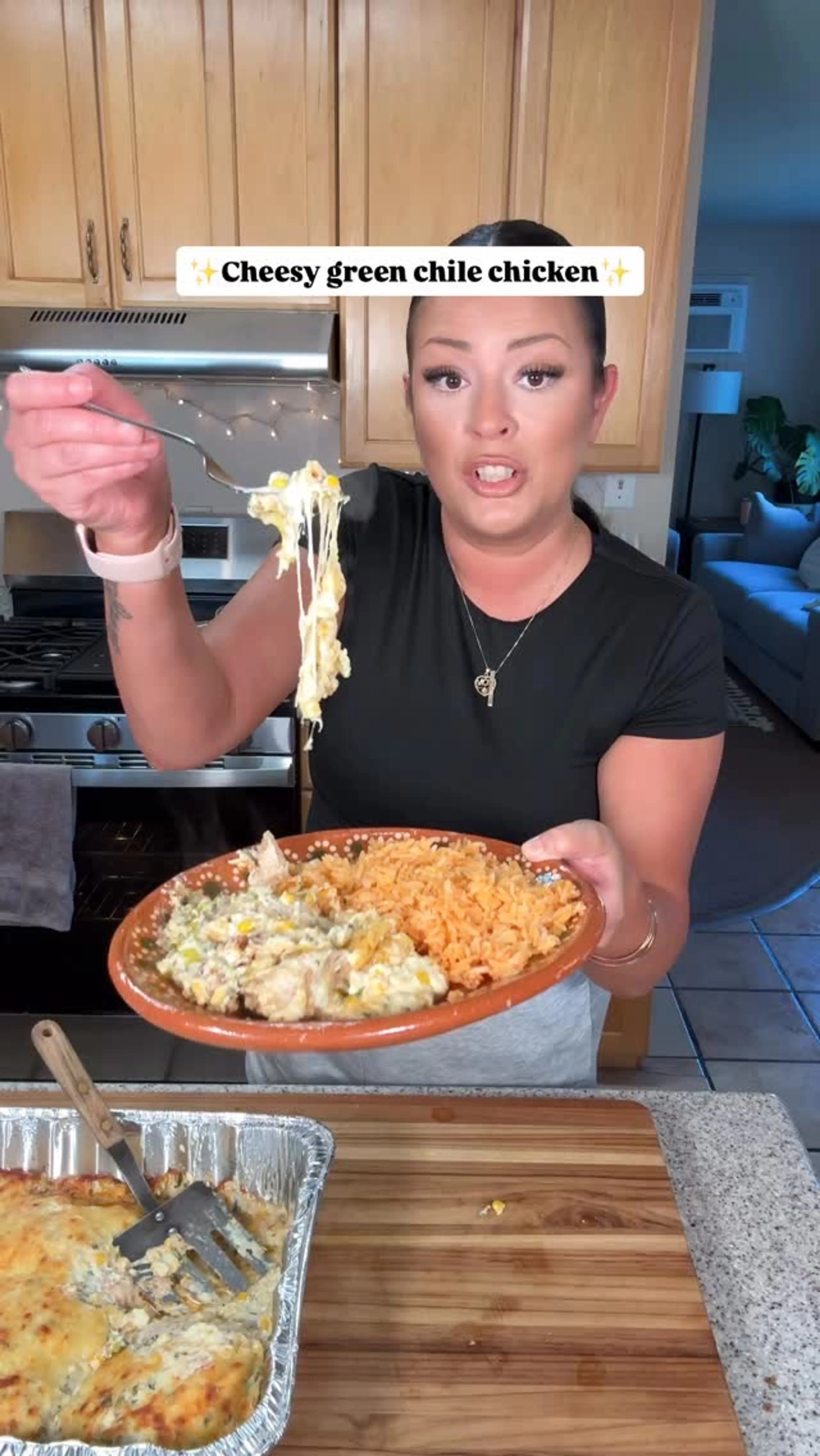 Cheesy Green Chile Chicken