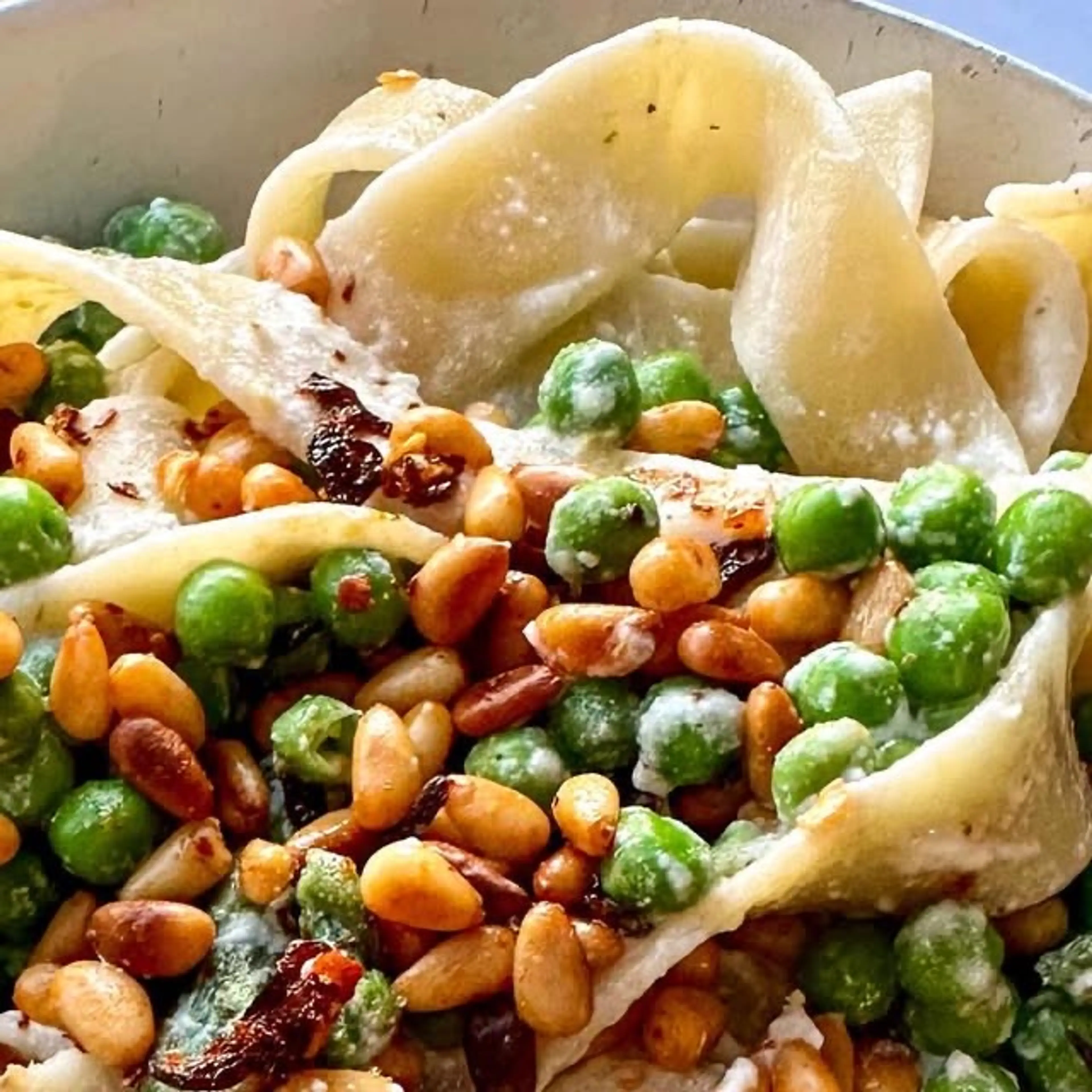 Pappardelle Met Citroenricotta En Spicy Pijnboompitten