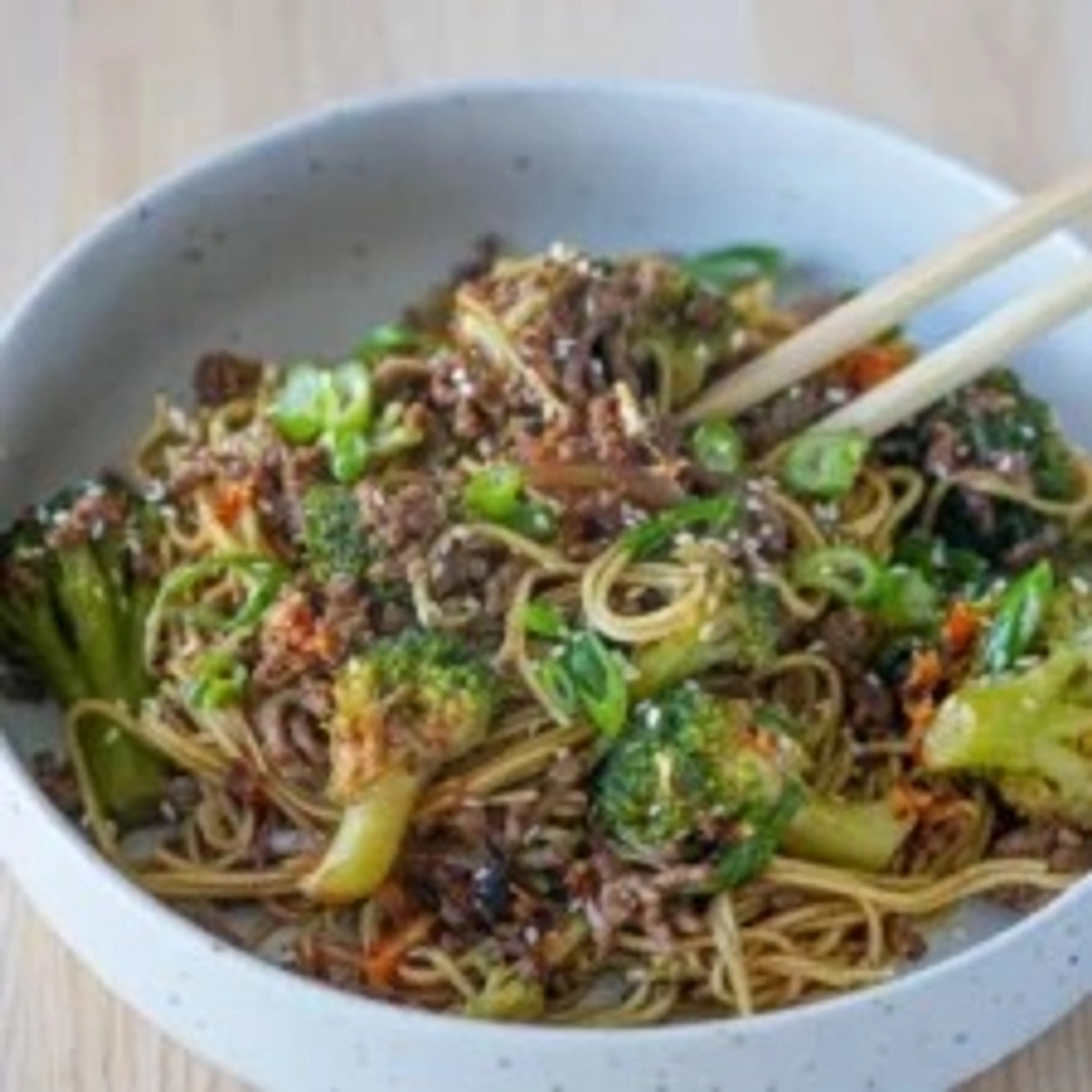 Quick Beef and Broccoli Noodles