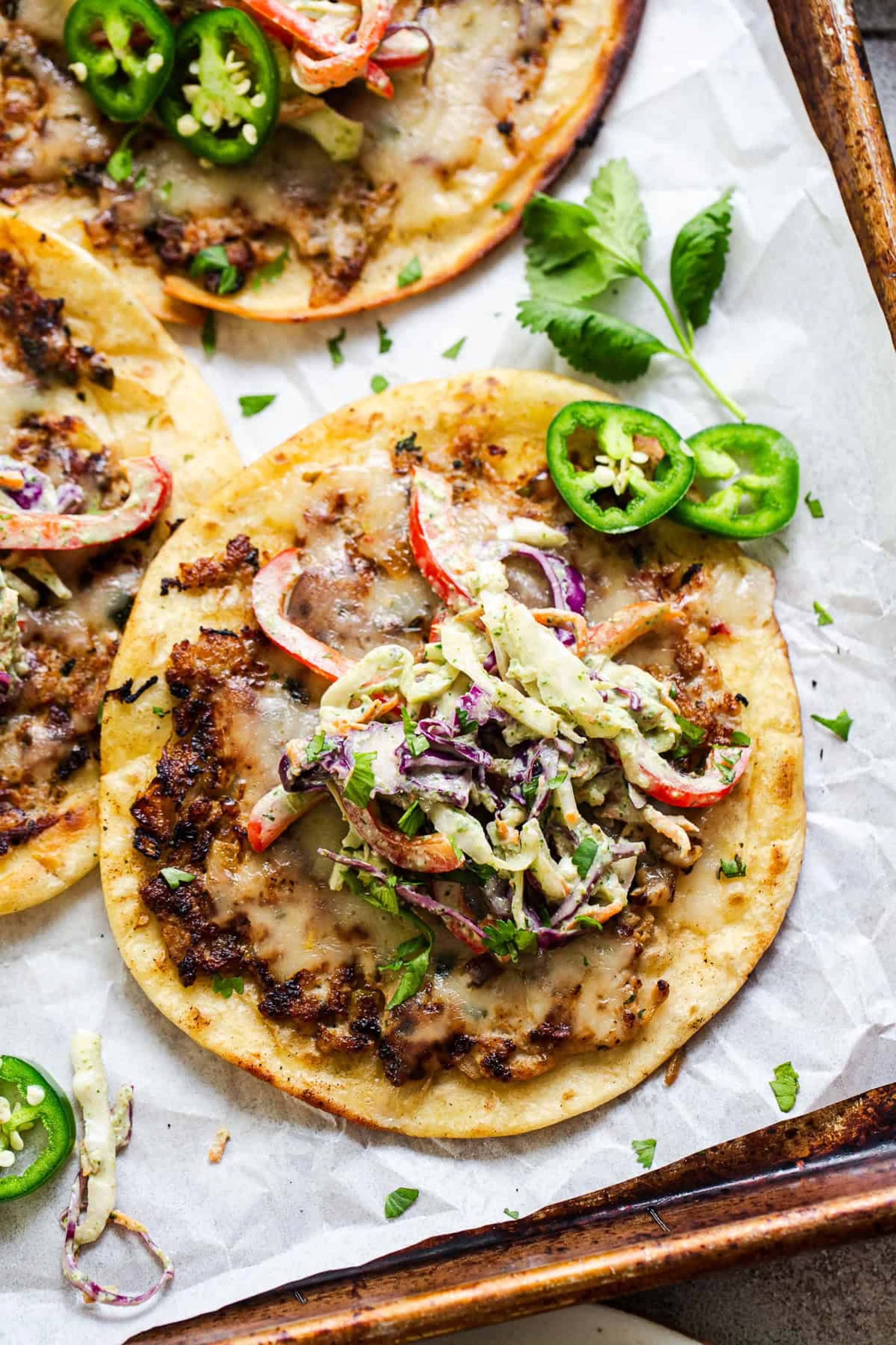 Chicken Smash Tacos