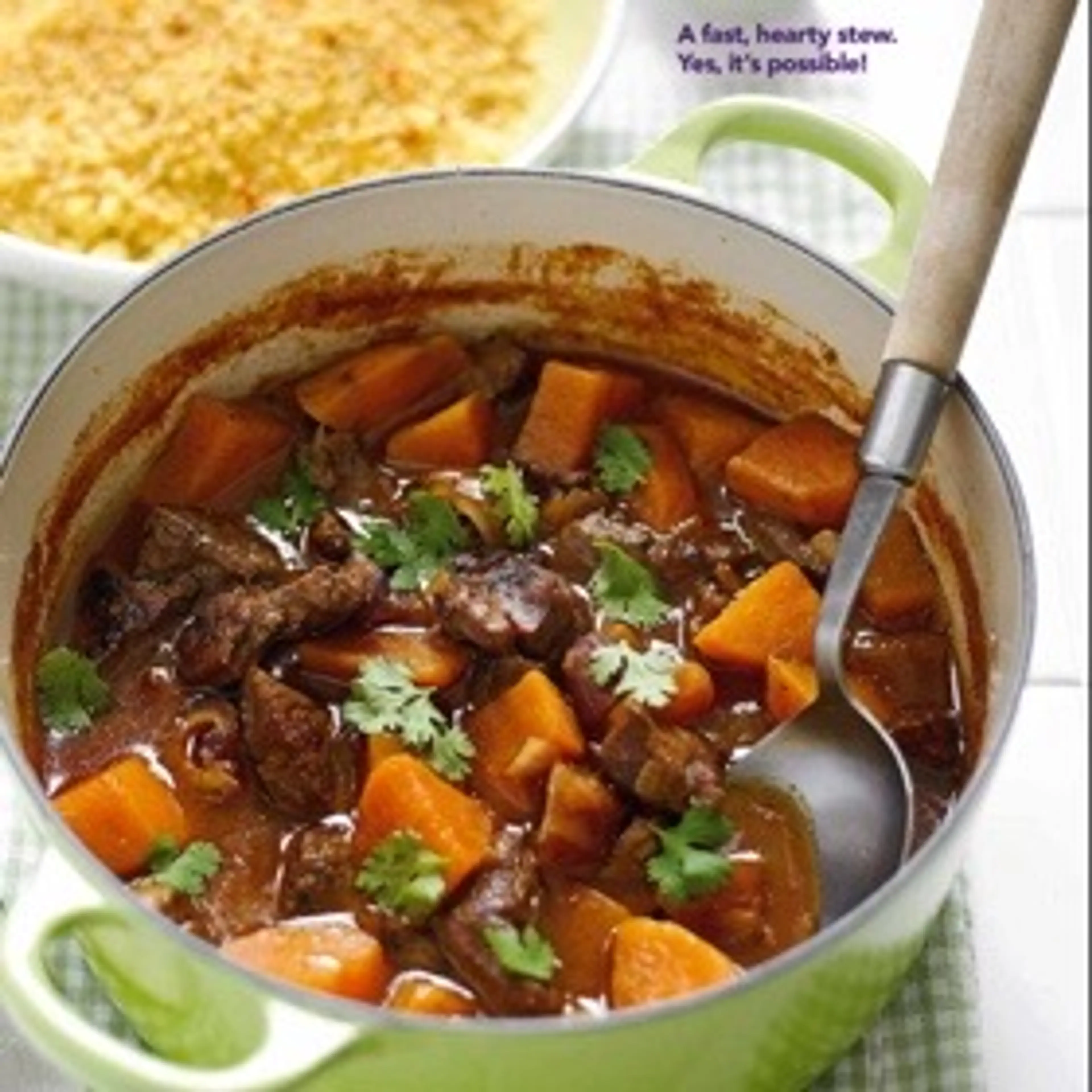 Aromatic lamb with dates
