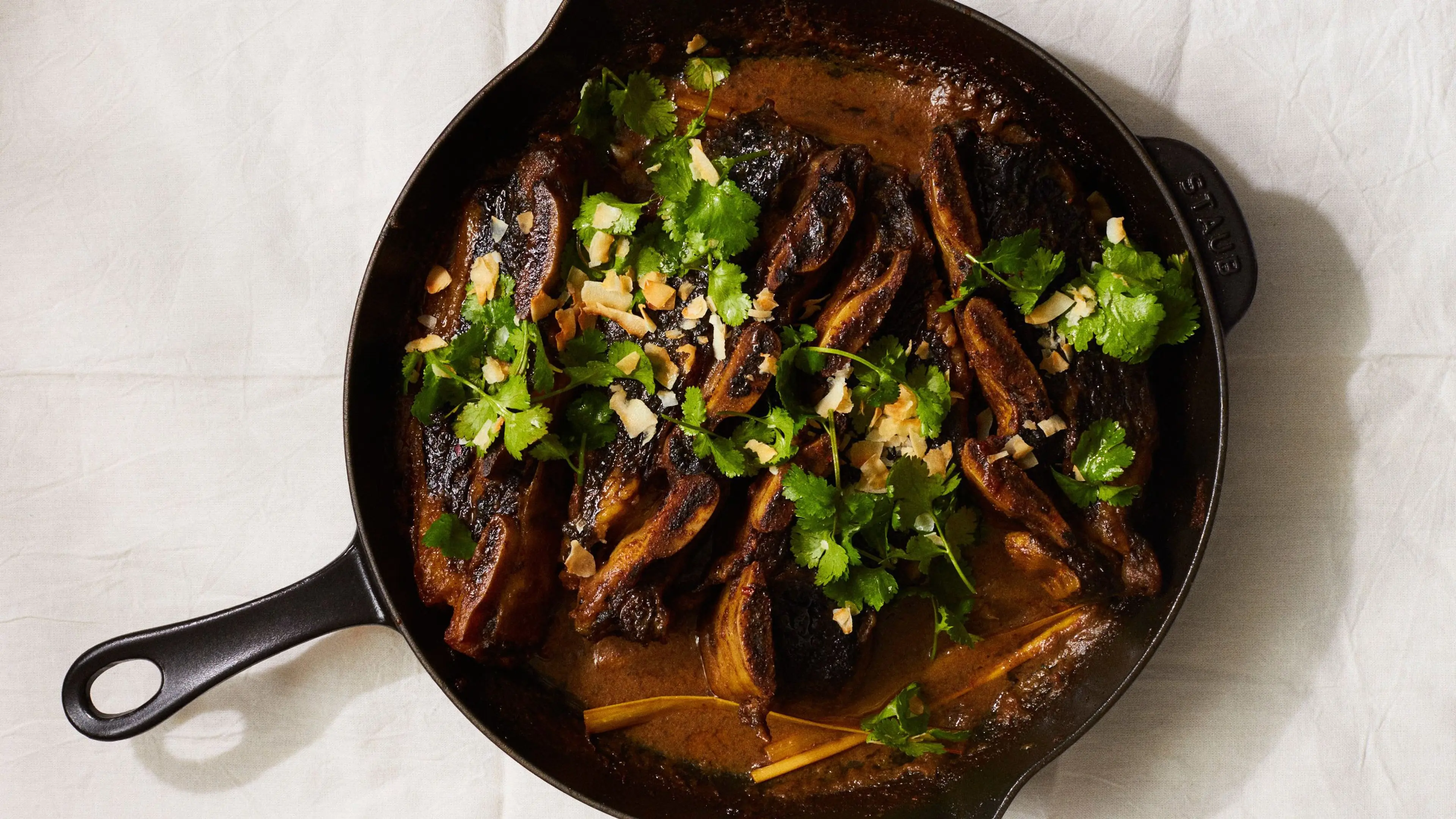 Short Ribs Slow-Roasted in Coconut Milk