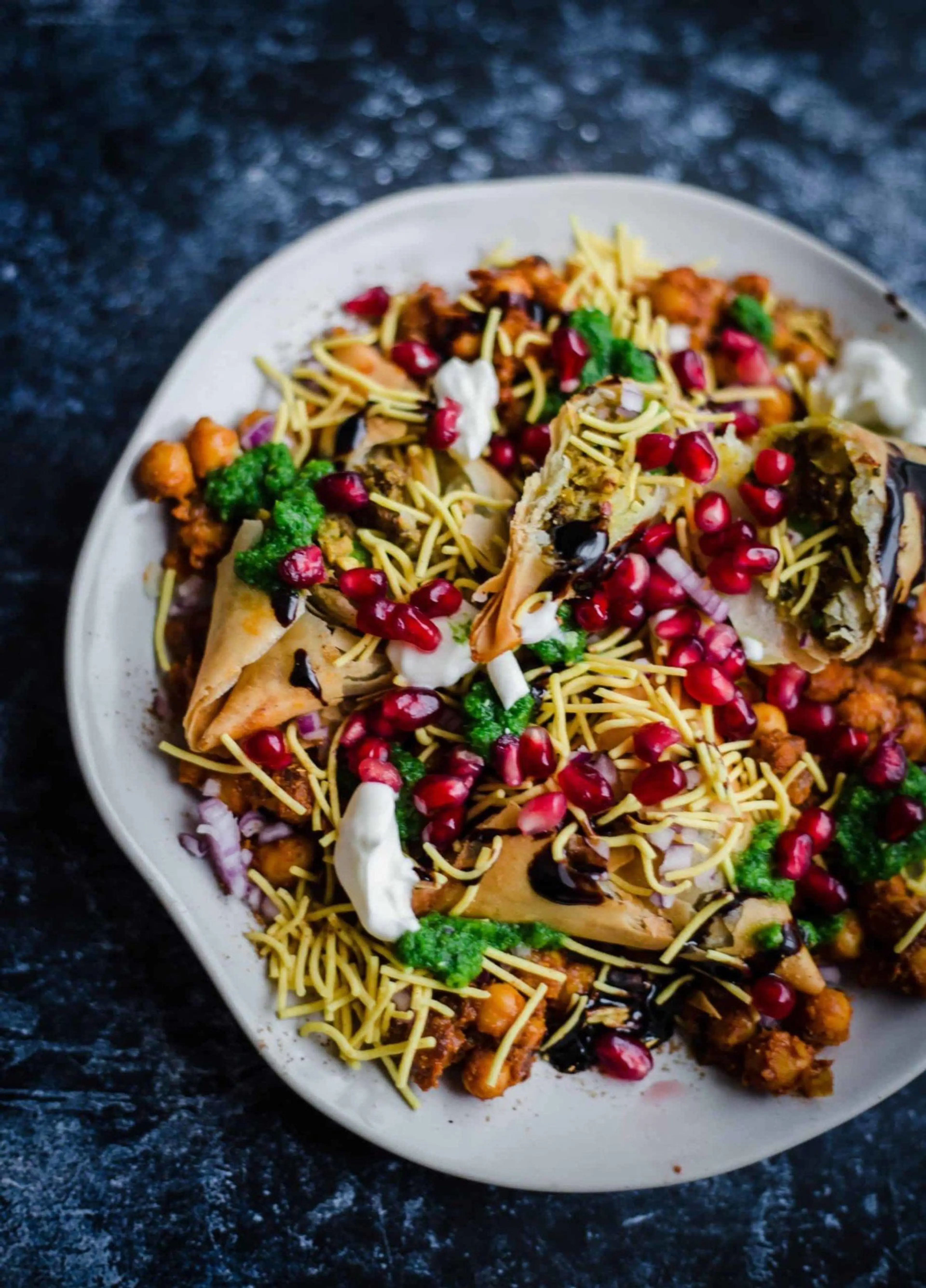 Samosa Chāt