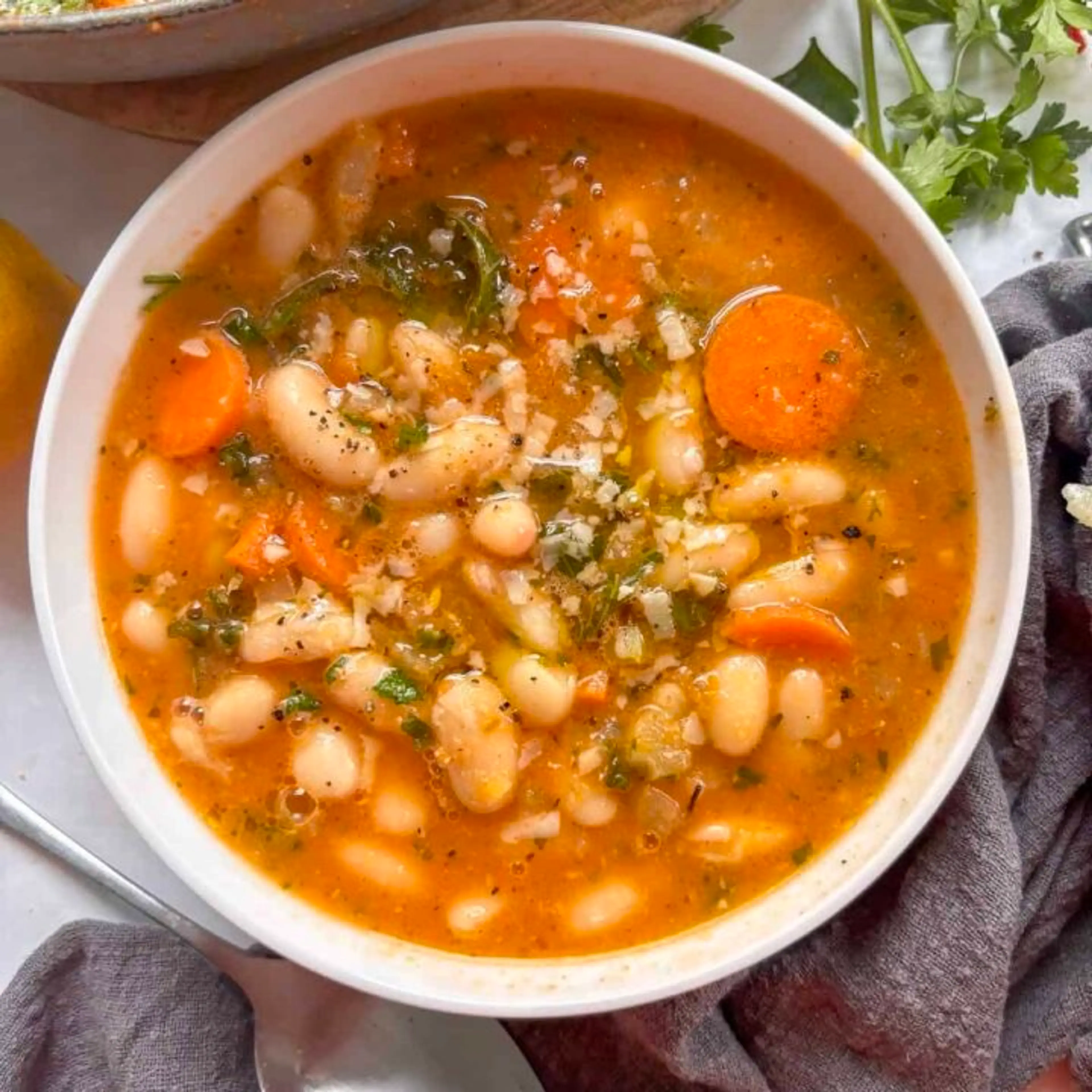 Cozy White Bean Soup