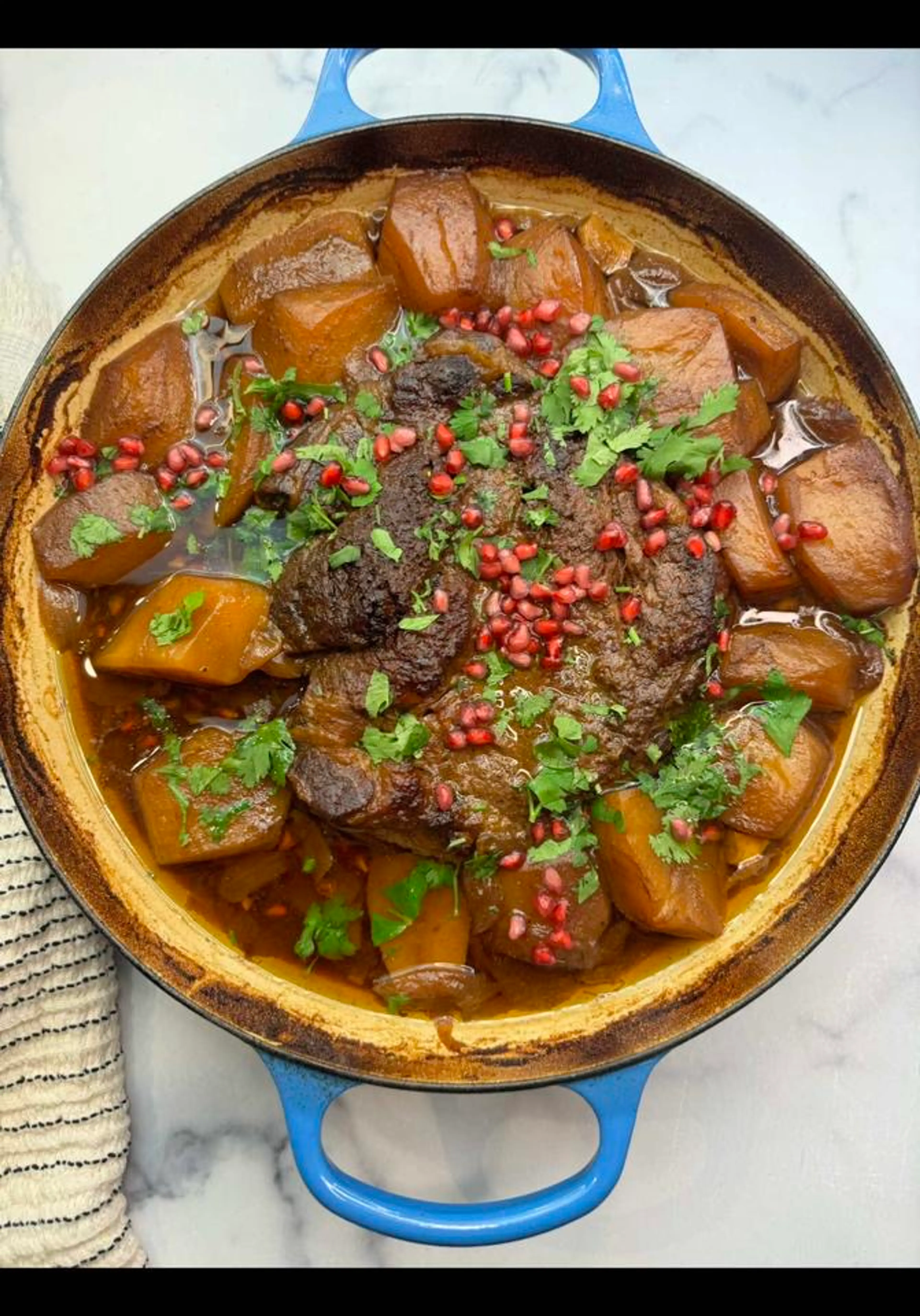 Slow-cooked Beef and Potatoes With Ras El Hanout