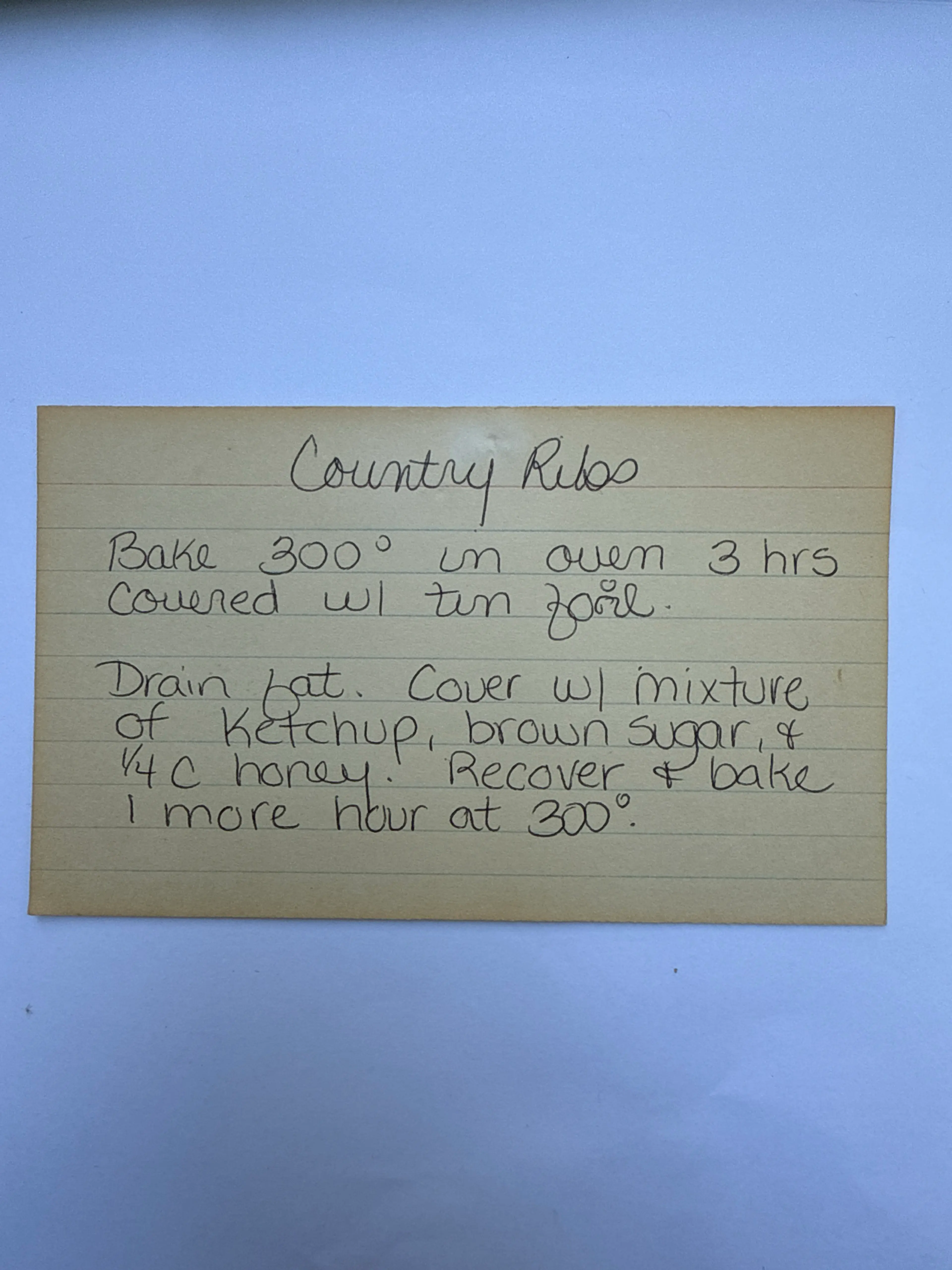 Country Ribs