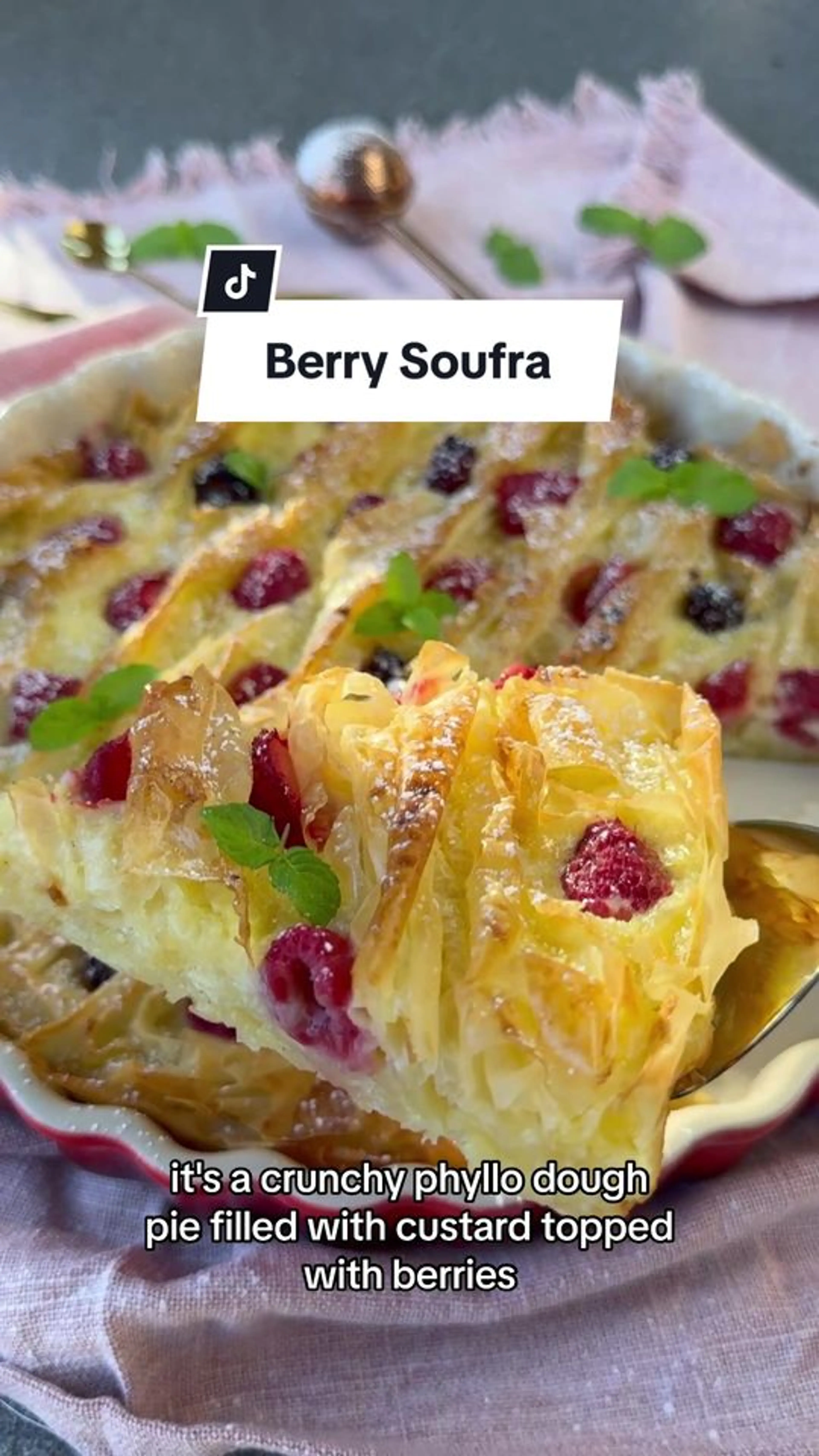 Crunchy, Buttery Phyllo Dough Pie