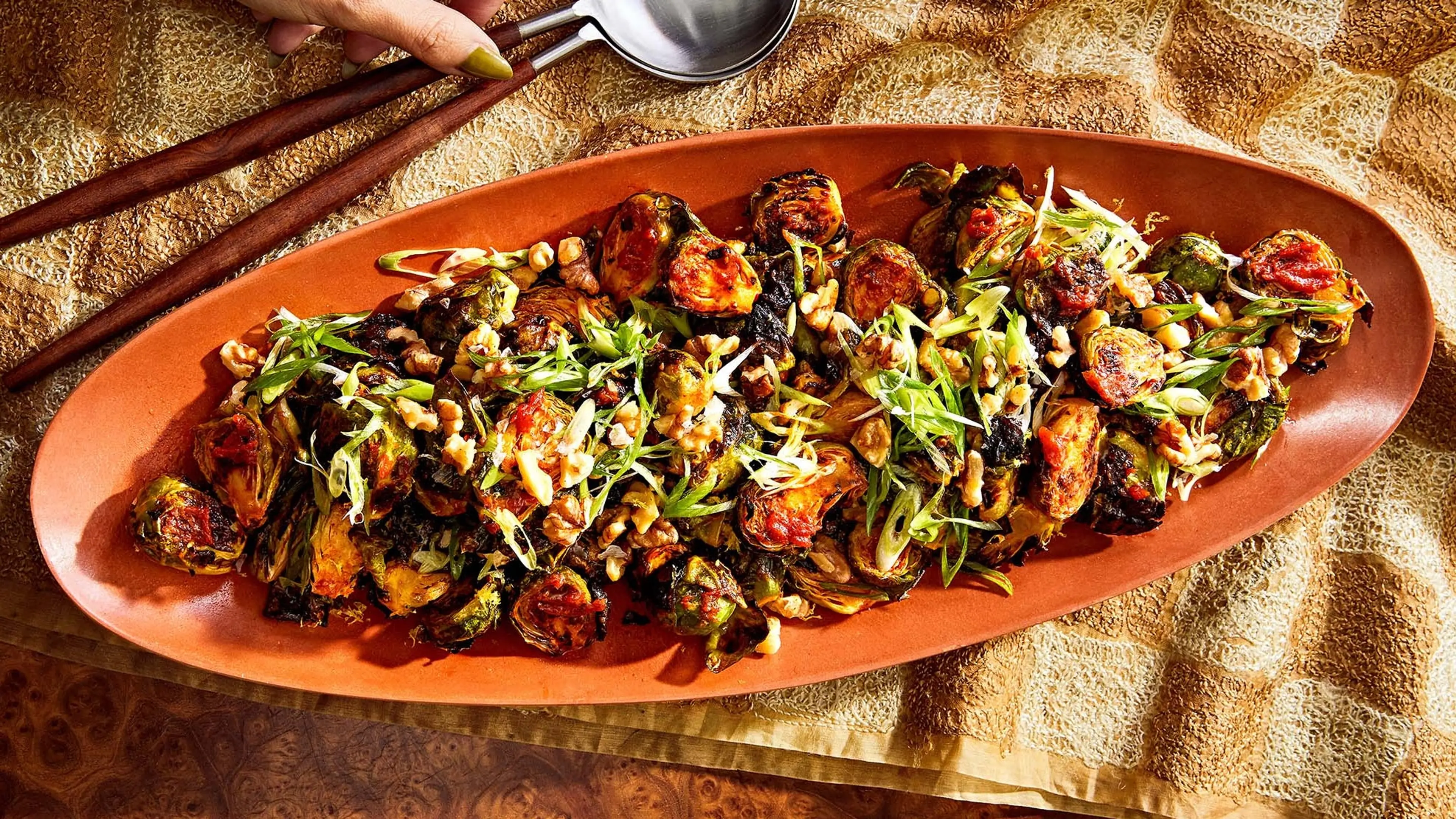 Roasted Brussels Sprouts With Gochujang Brown Butter