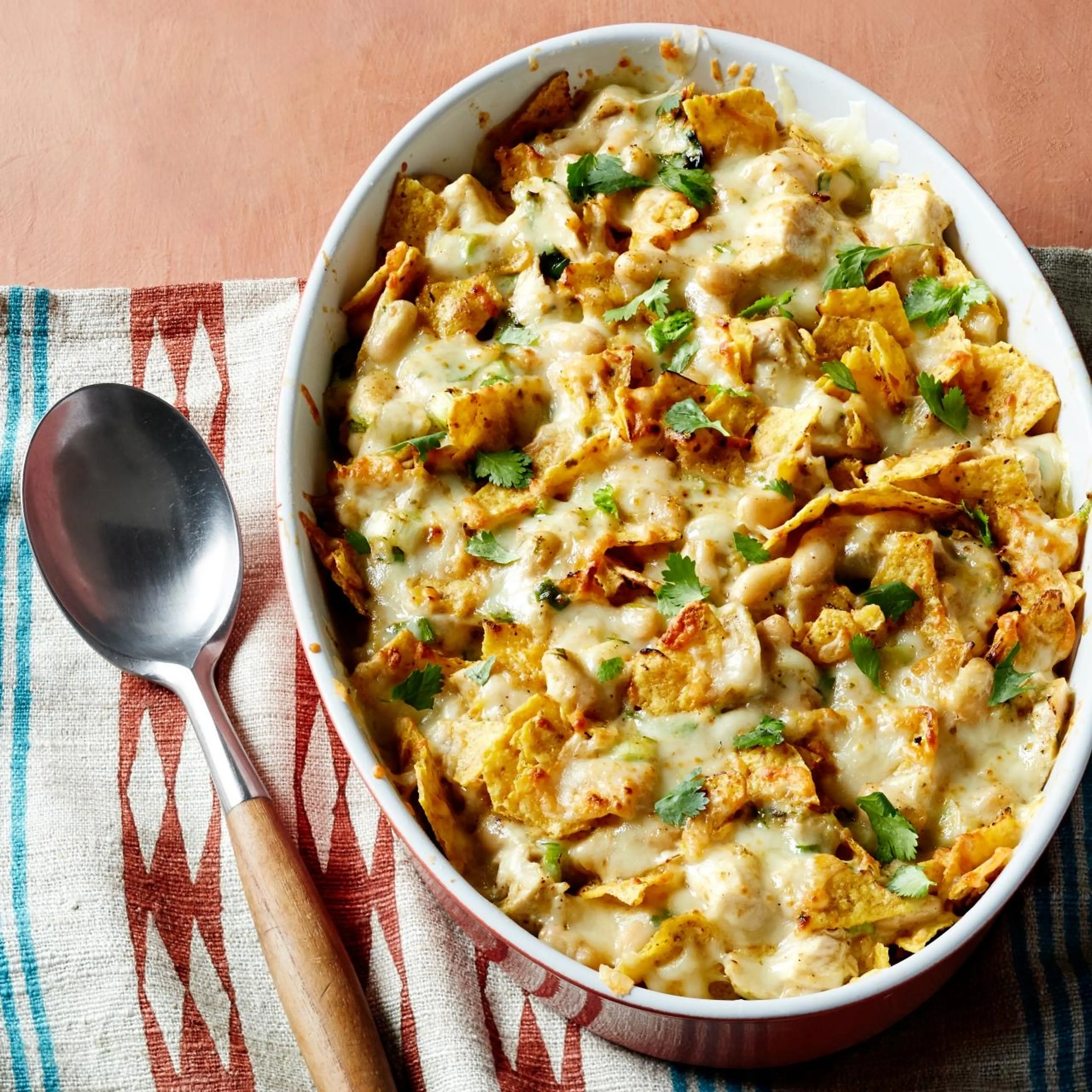 Spicy Chicken-Tortilla Chip Casserole