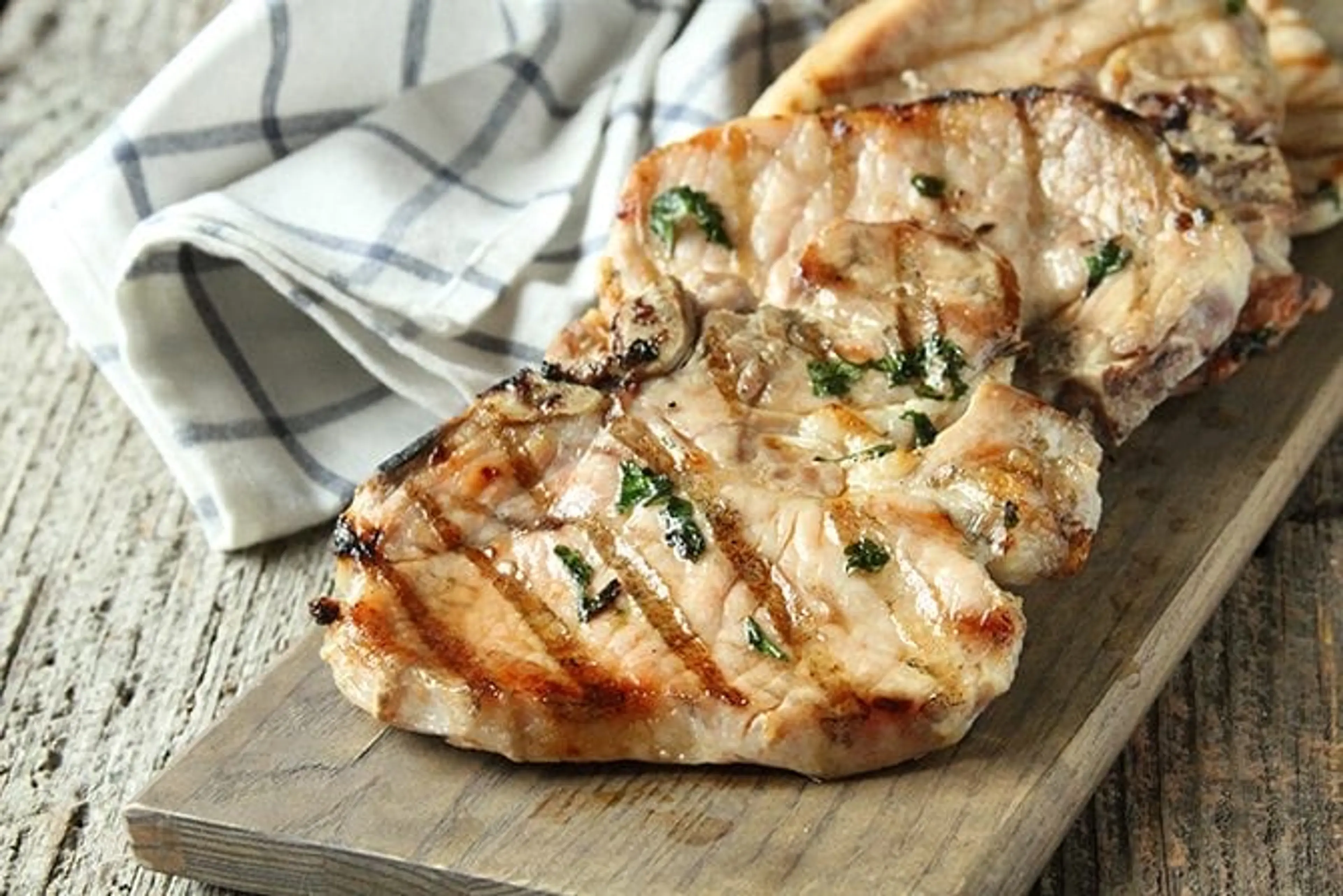 Herb-Brined Pork Chops