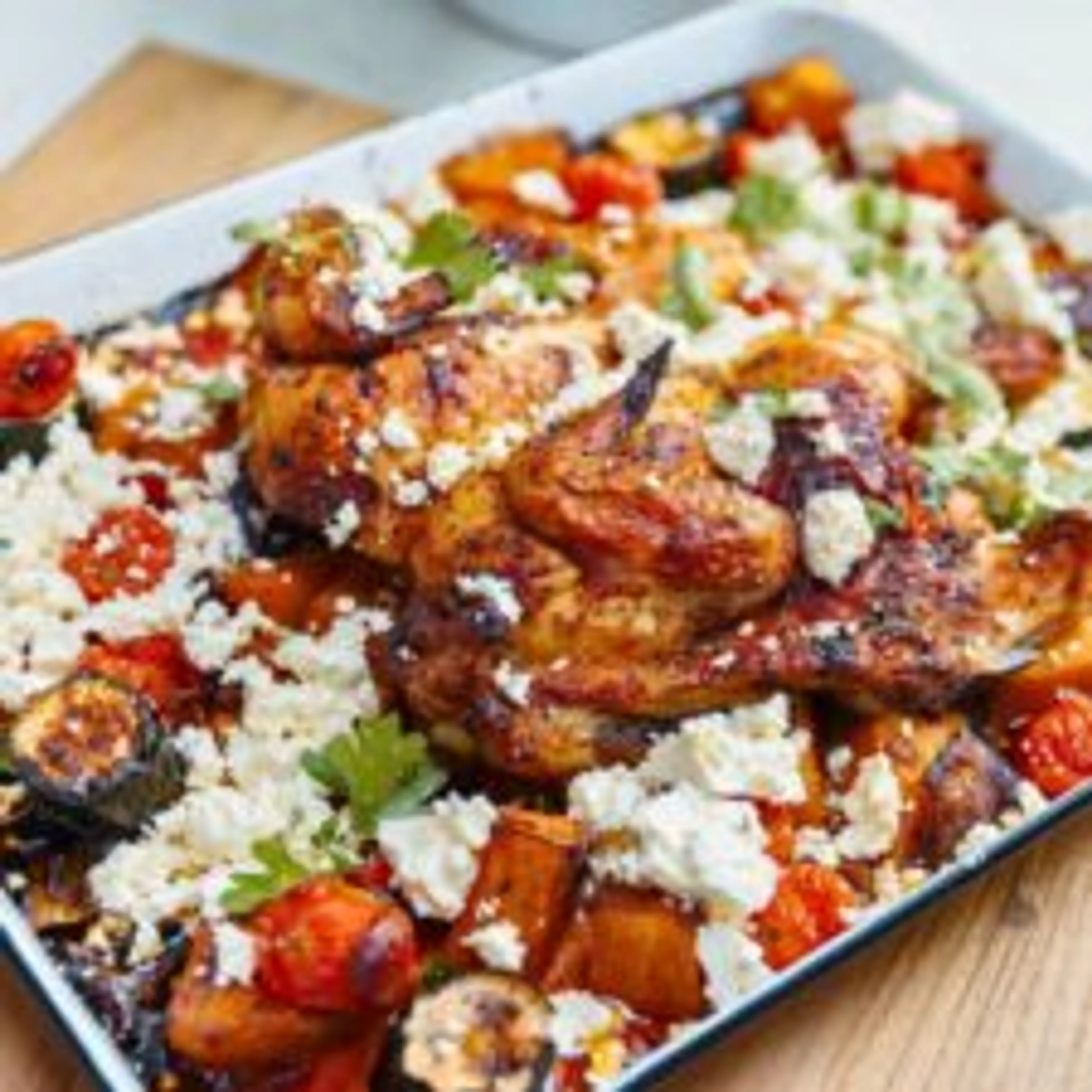 One Pan Greek Chicken Bake