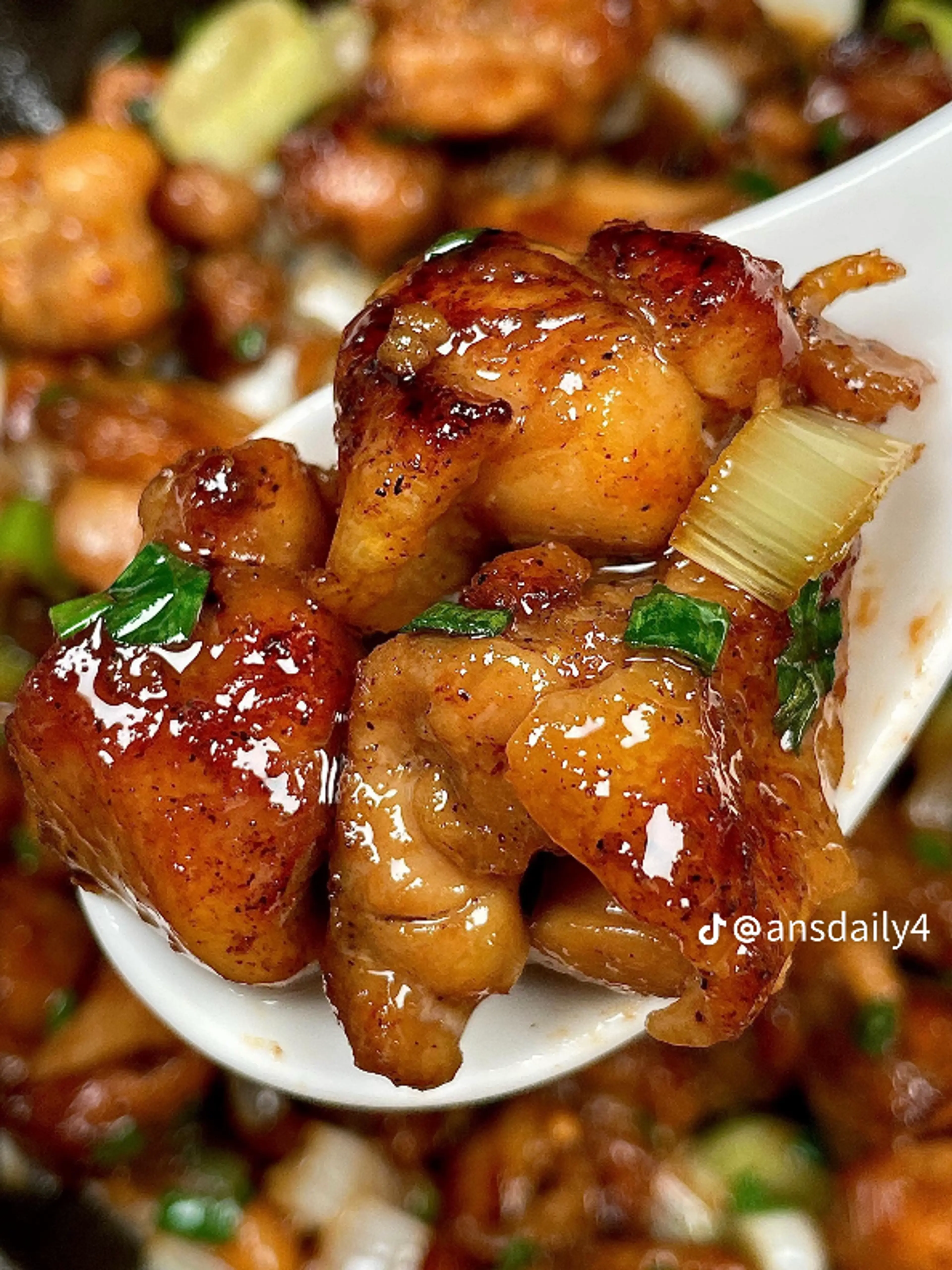 Scallion Chicken Thigh Stir-Fry