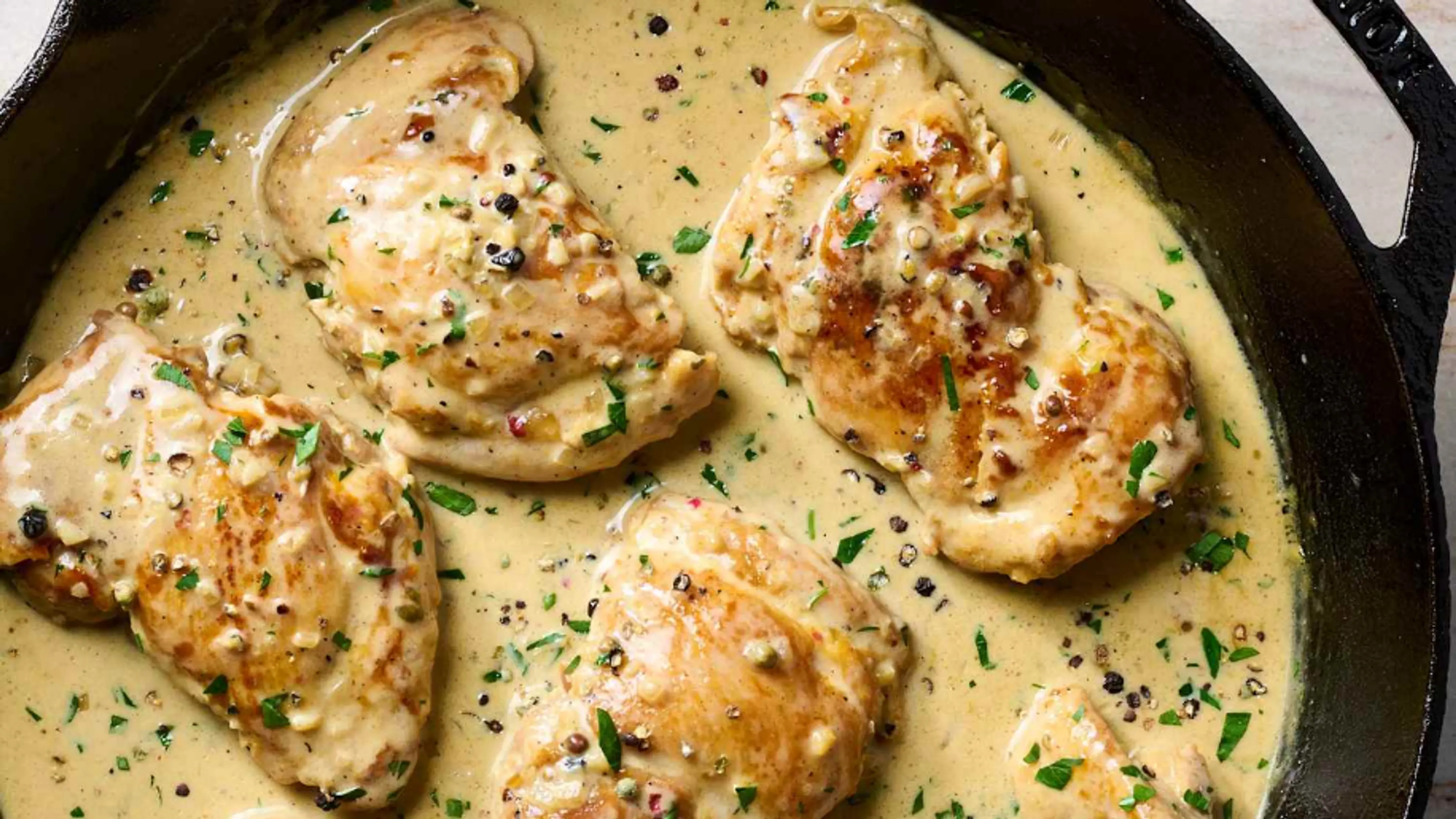 Chicken au Poivre