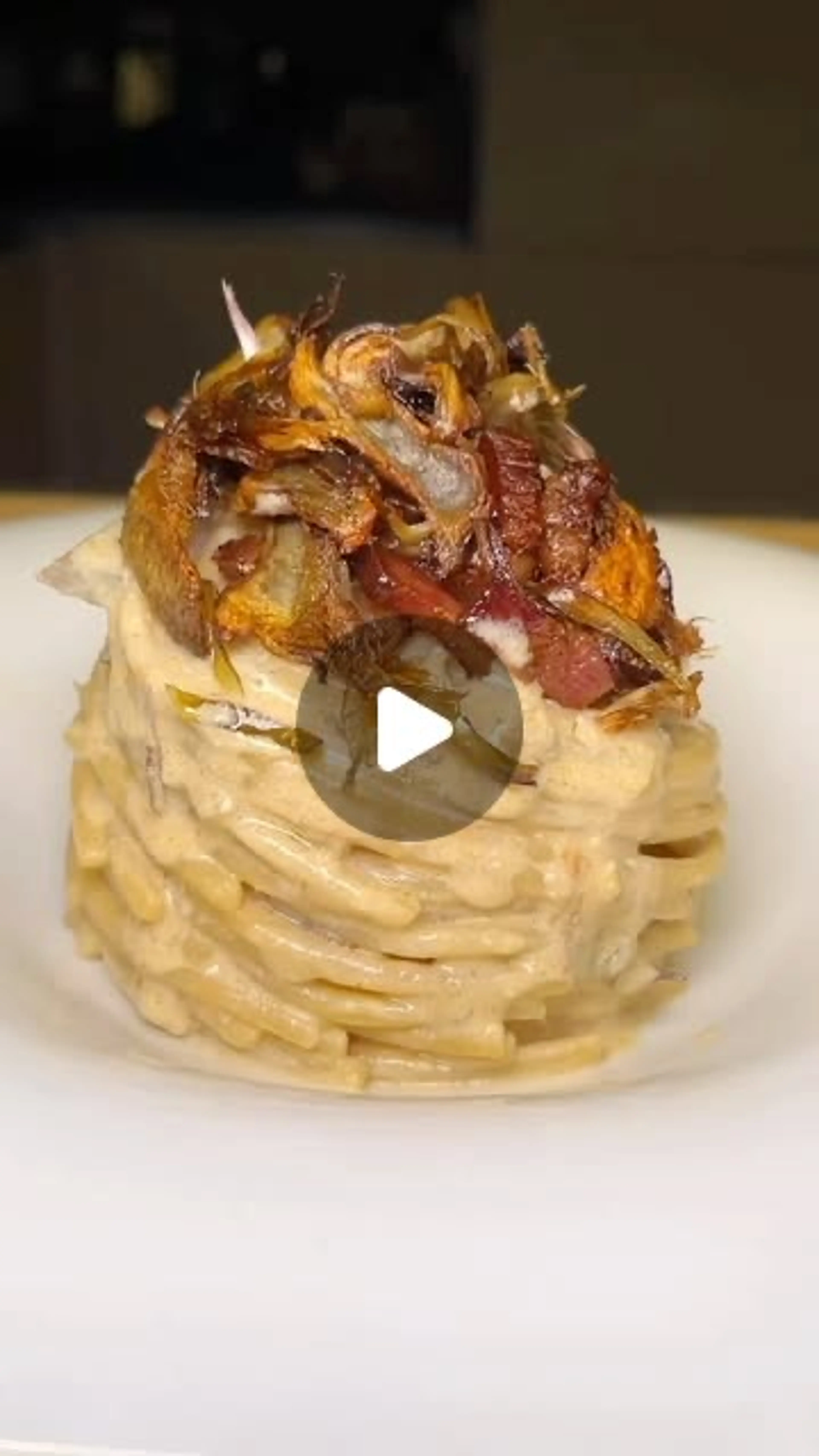 Spaghettoni ai Carciofi, Pancetta e Ricotta