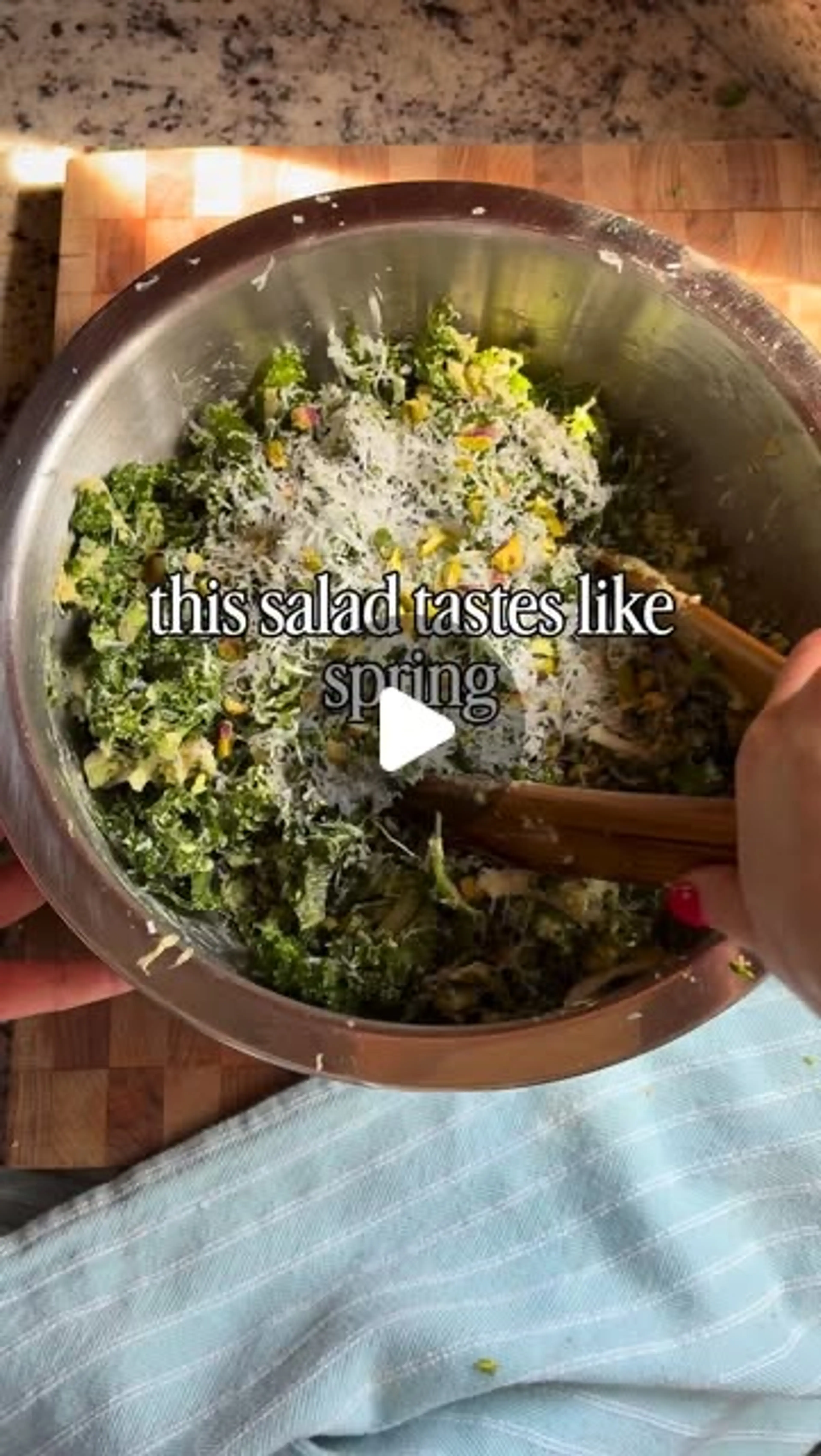 Lemon Pistachio Kale Salad