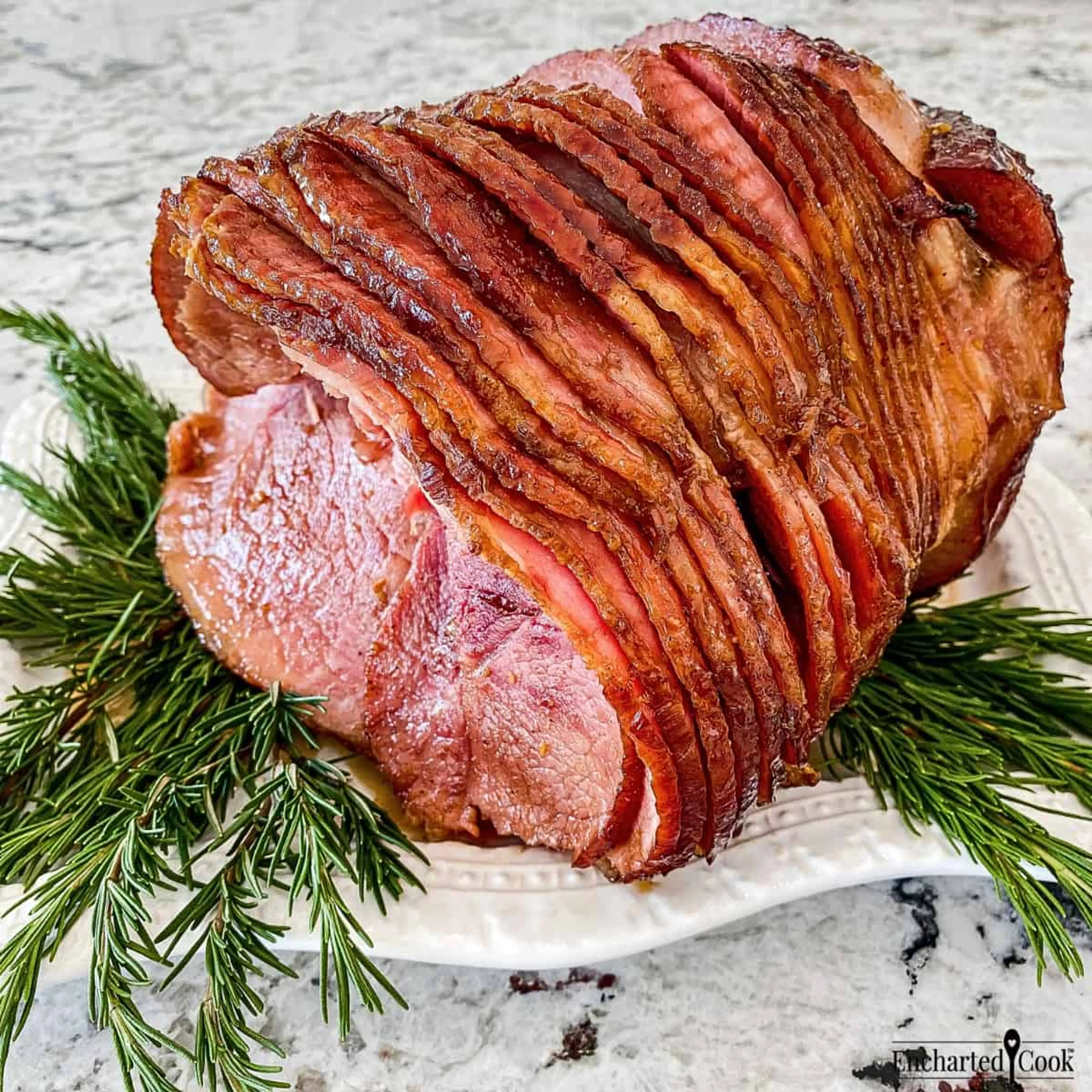 Brown Sugar and Bourbon Glazed Ham