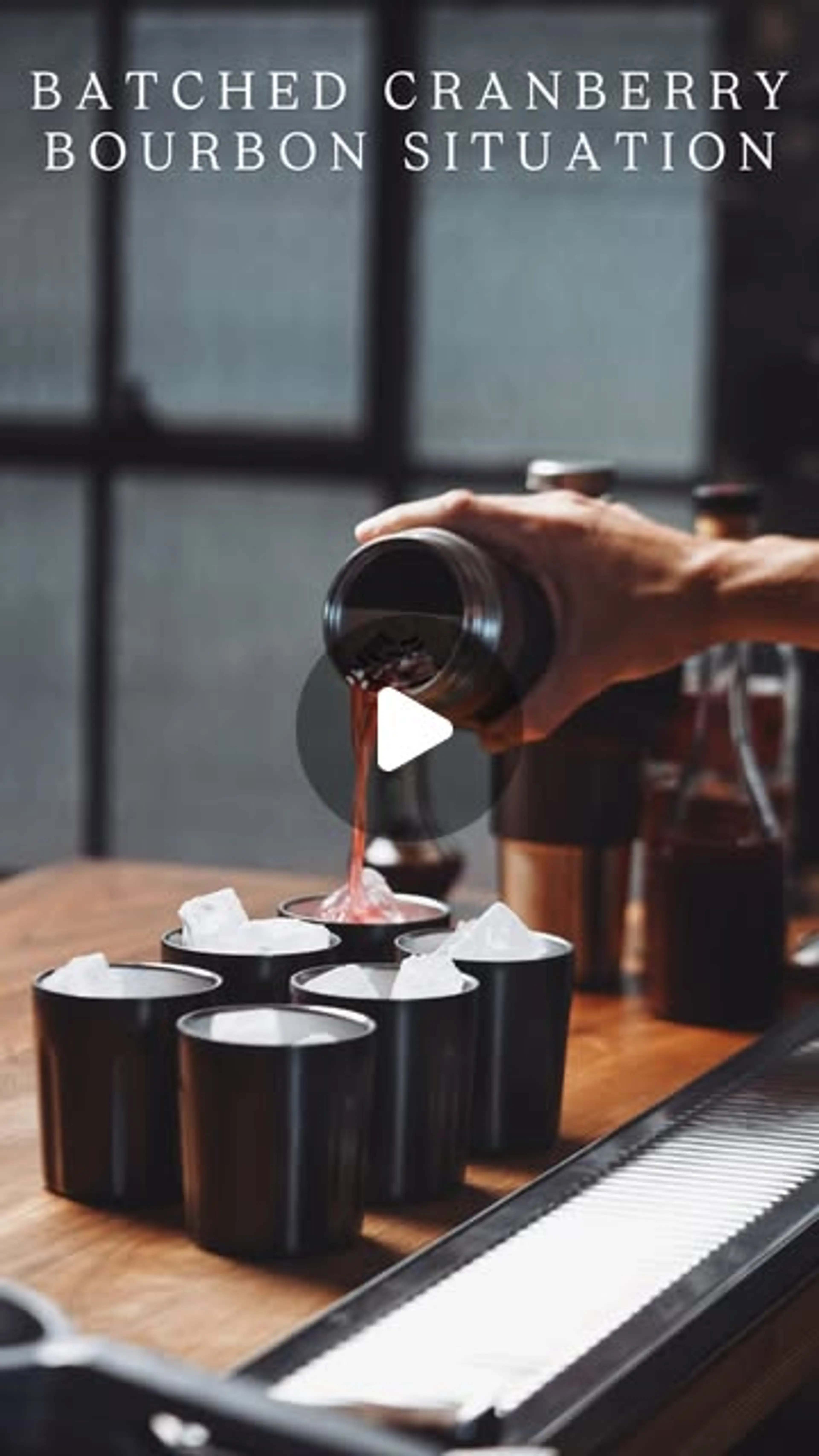 Batches Cranberry Bourbon Drink