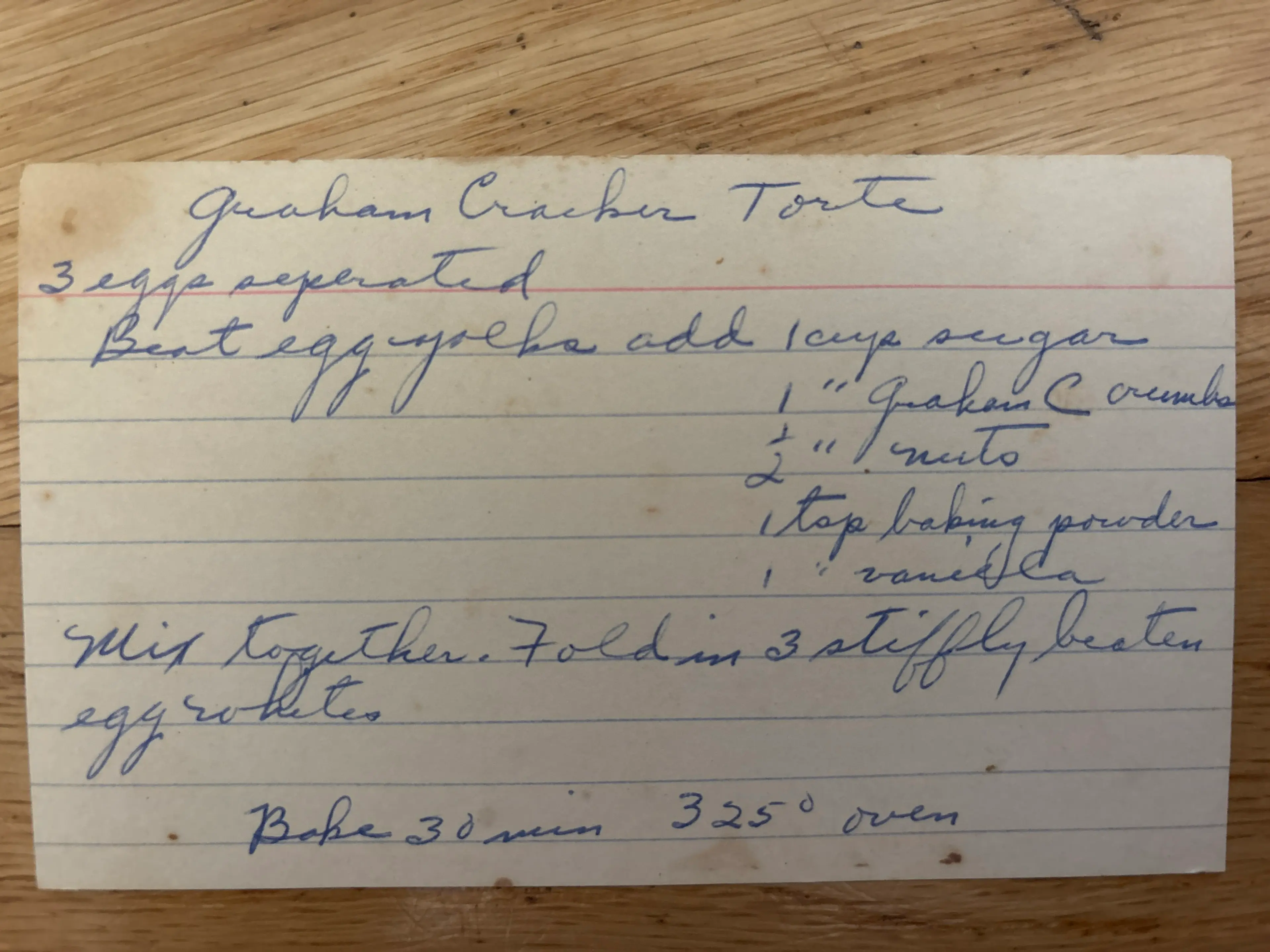 Graham Cracker Torte