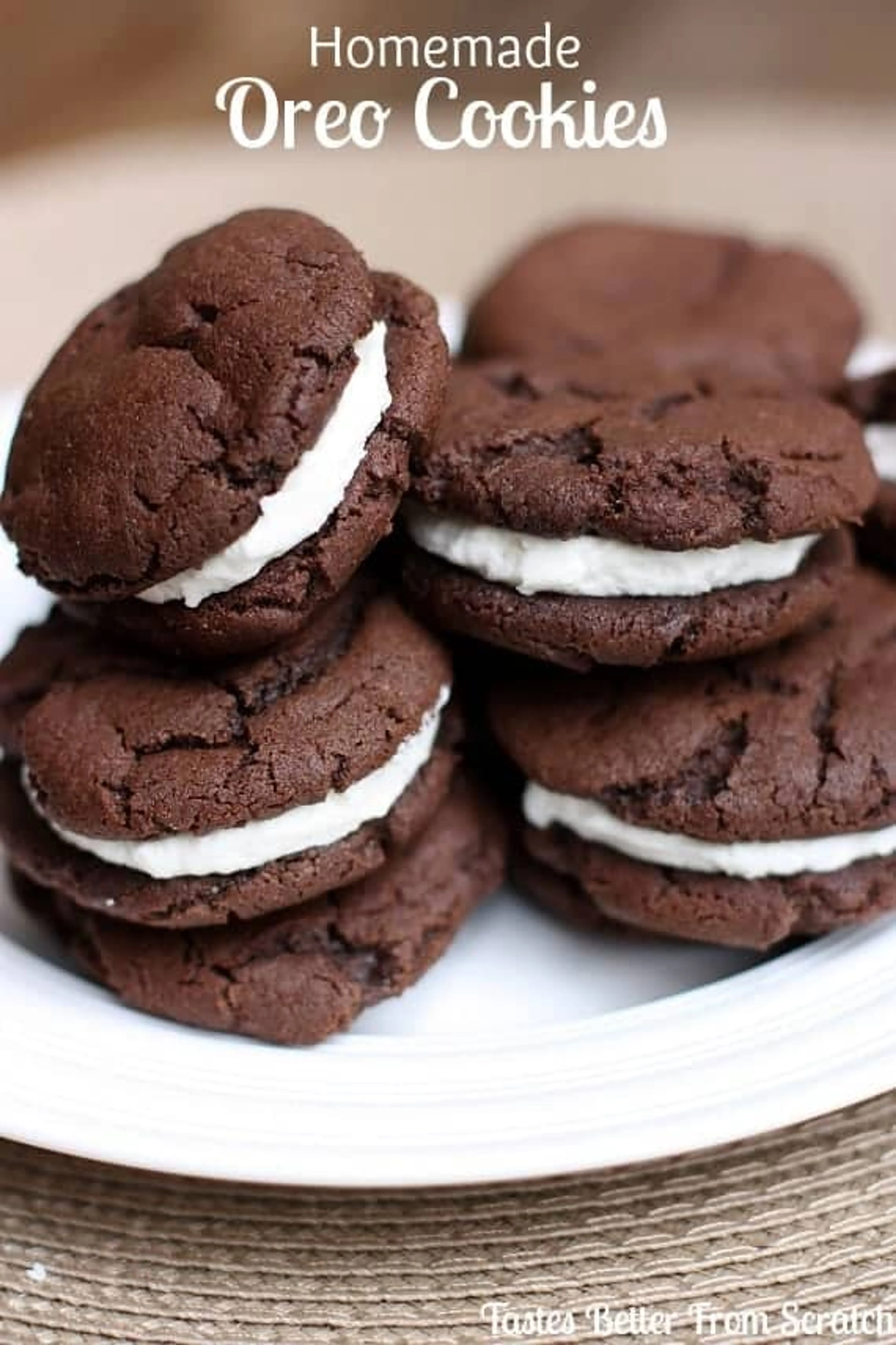 Homemade Oreo Cookies