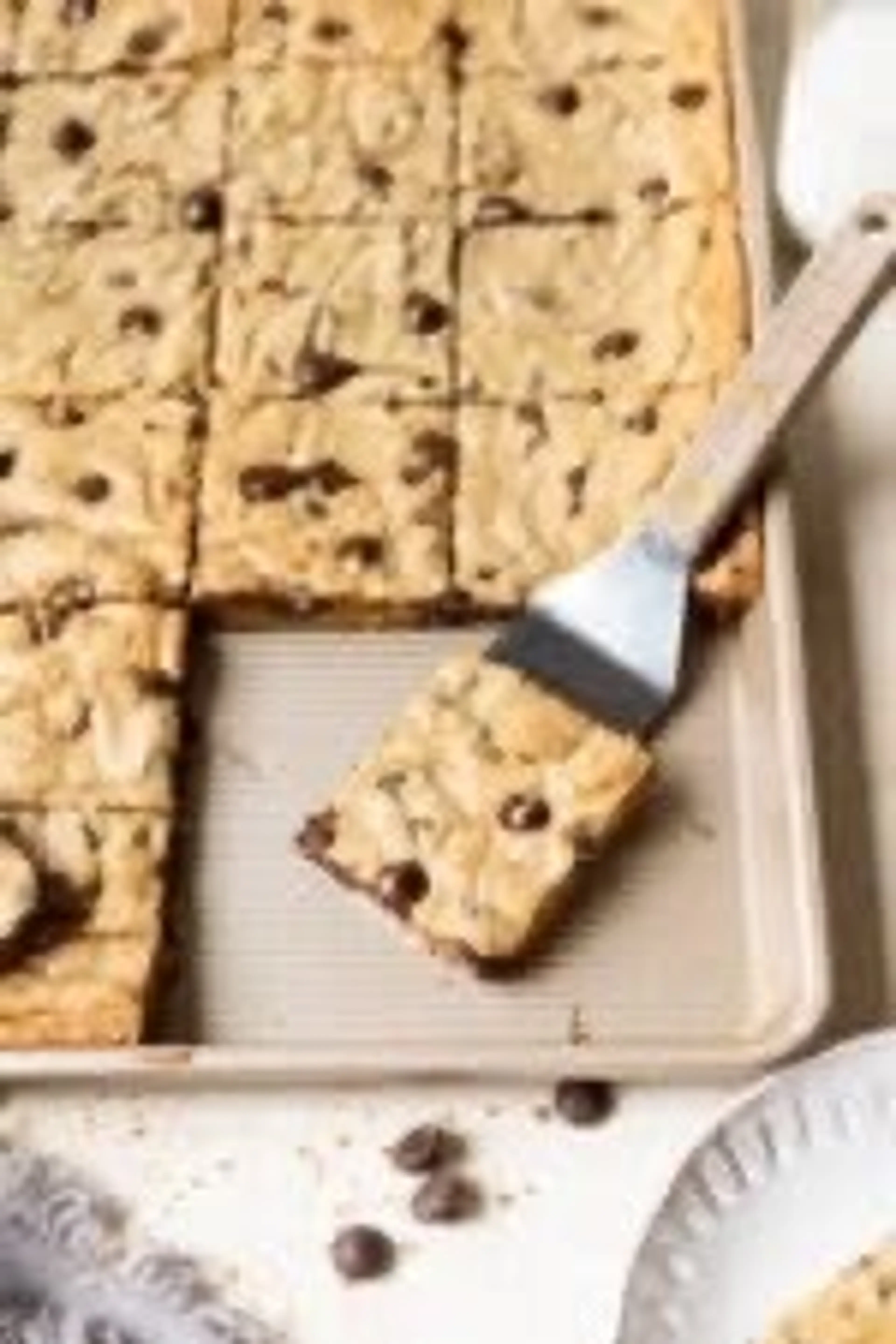 Sheet Pan Chocolate Chip Cookies