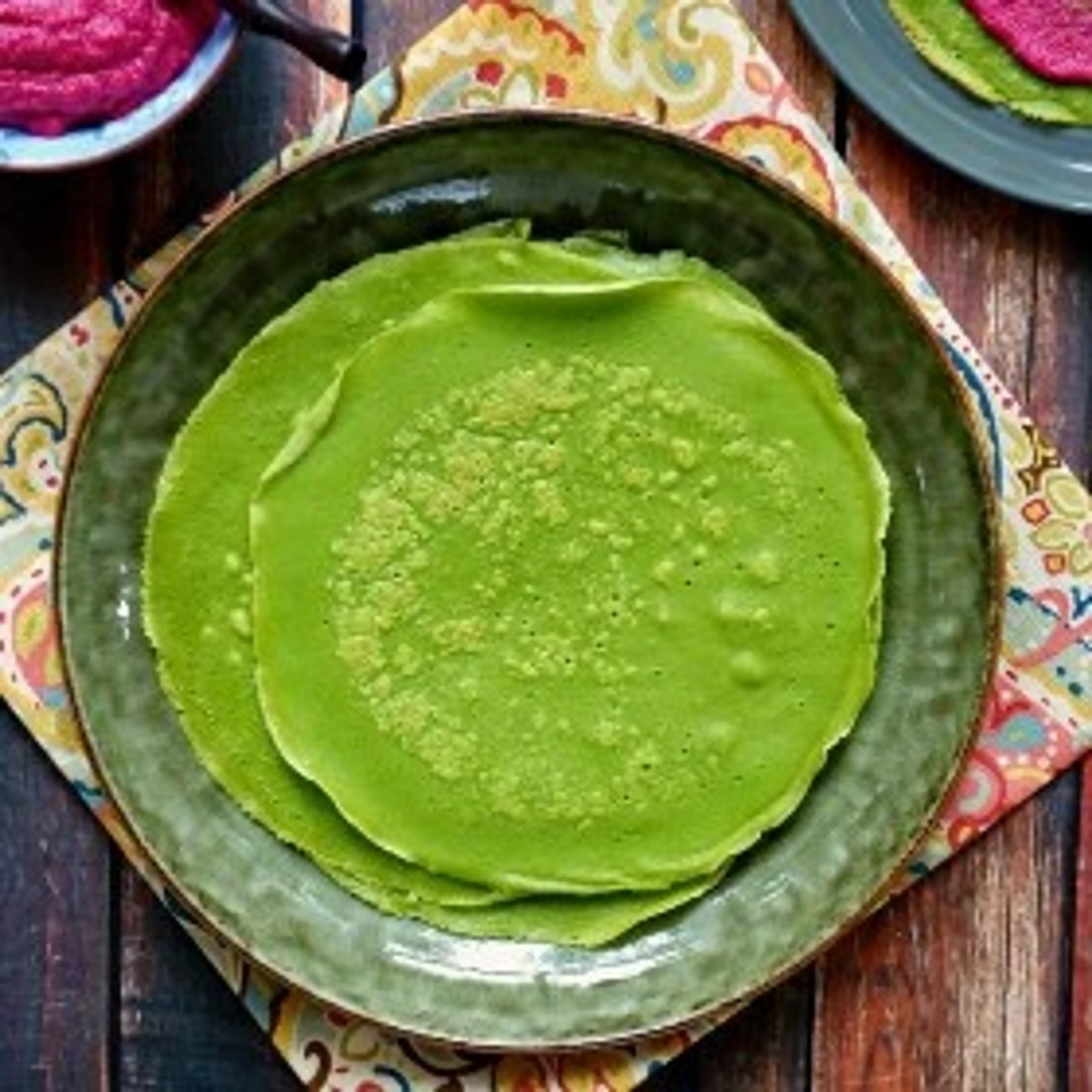 2 Ingredient Spinach Tortillas (Vegan, Grain-Free)