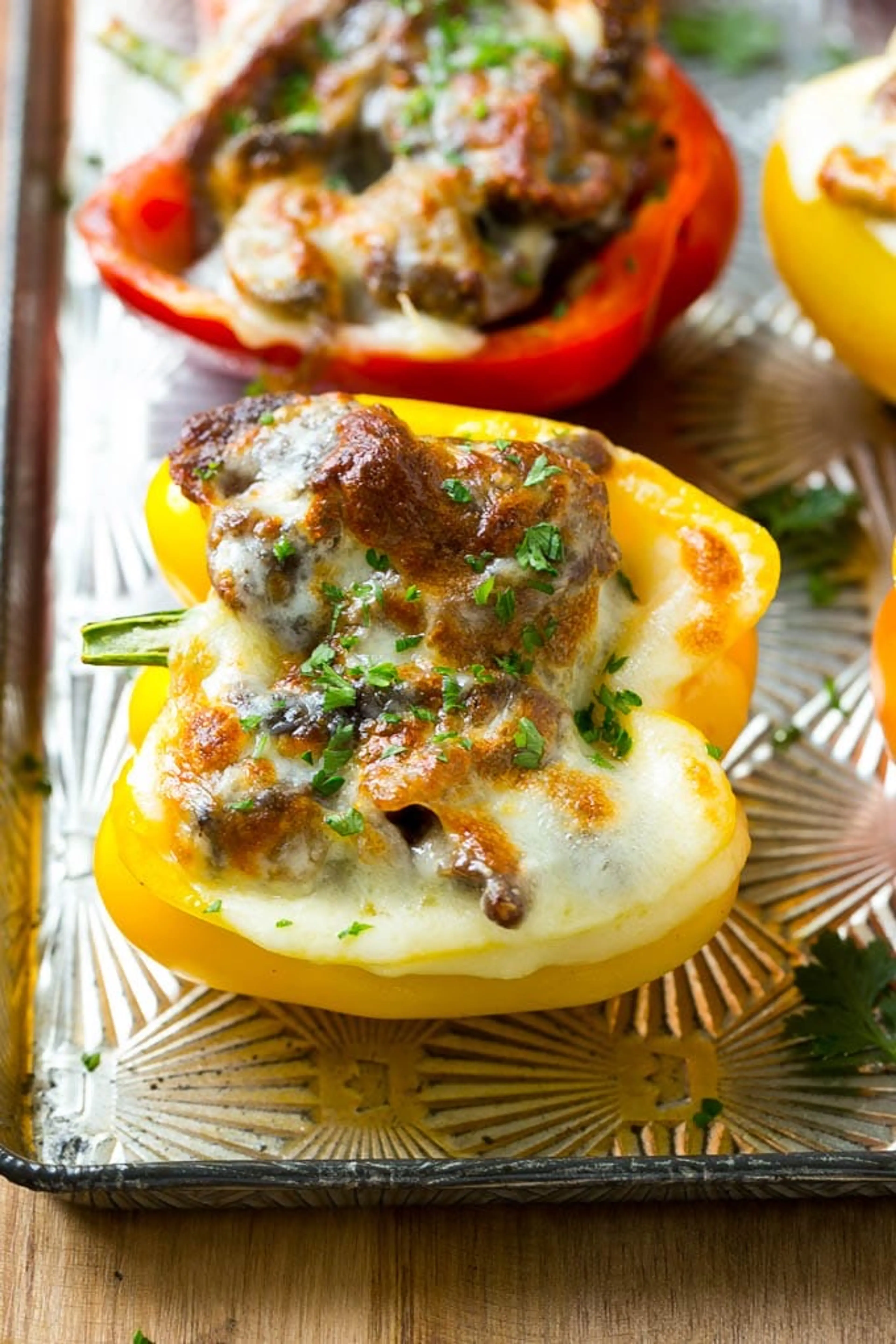 Philly Cheesesteak Stuffed Peppers