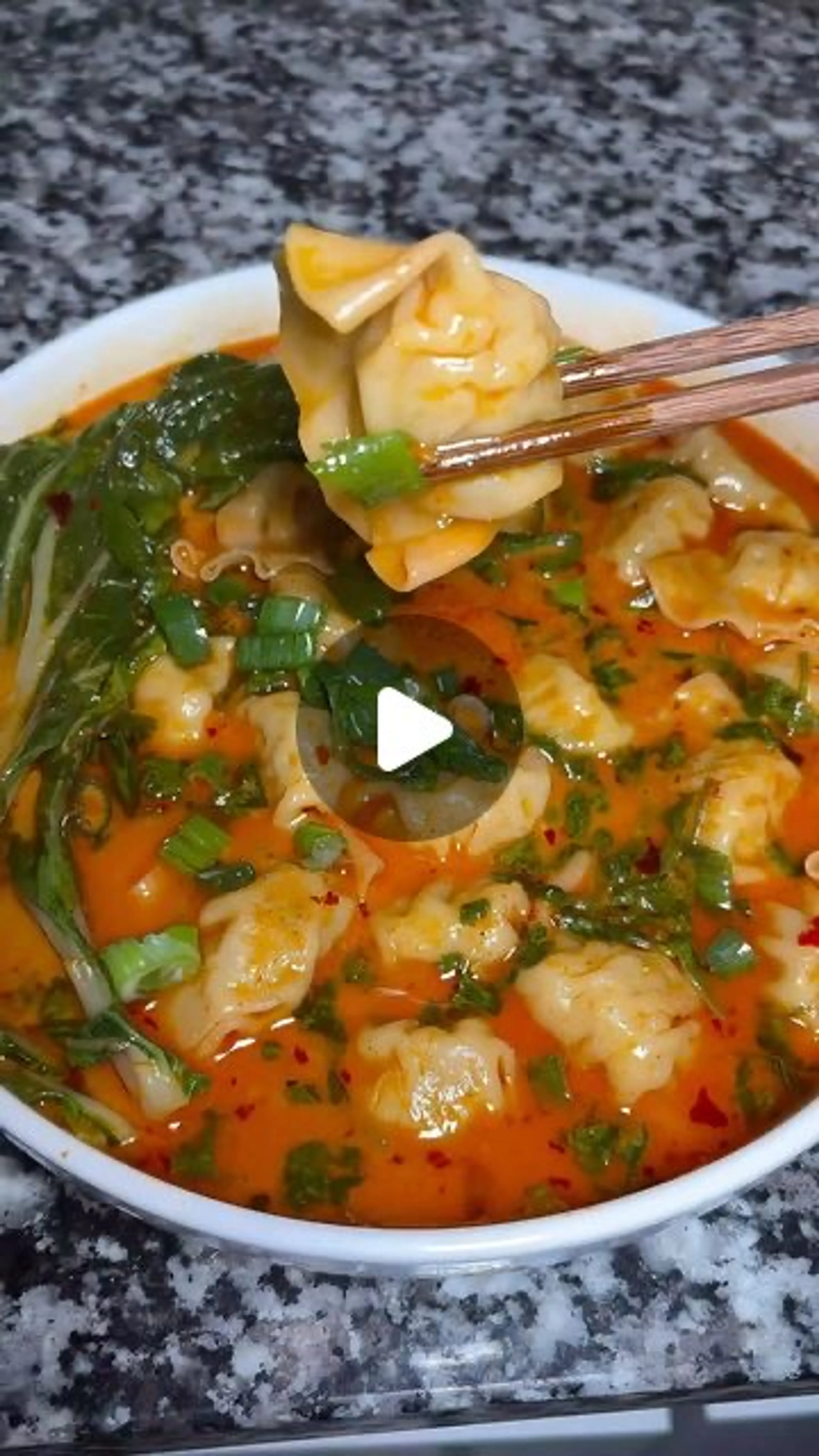Coconut Curry Wonton Soup