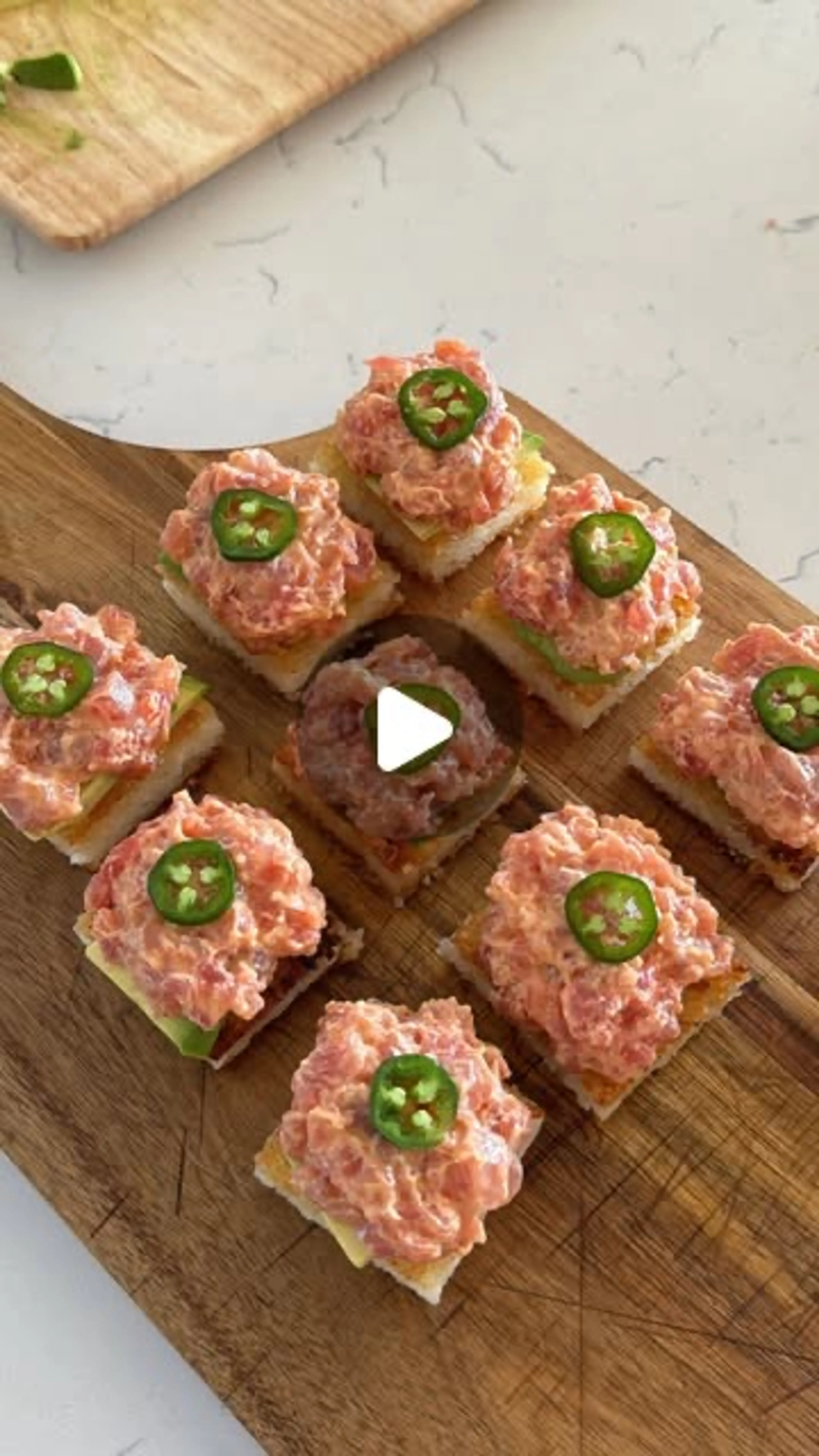 Crispy Tuna Rice Bites