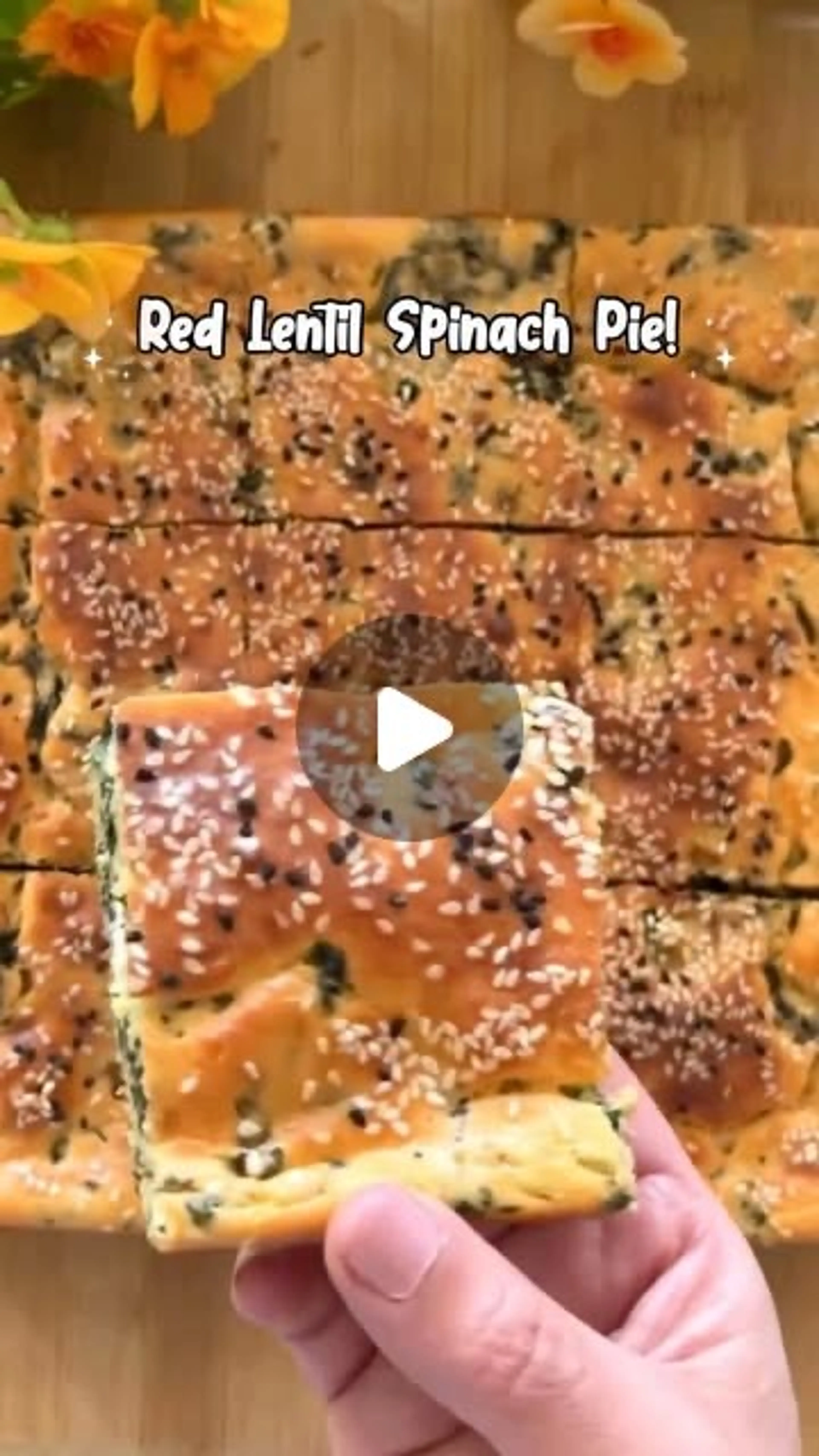 Lentil Spanikopita