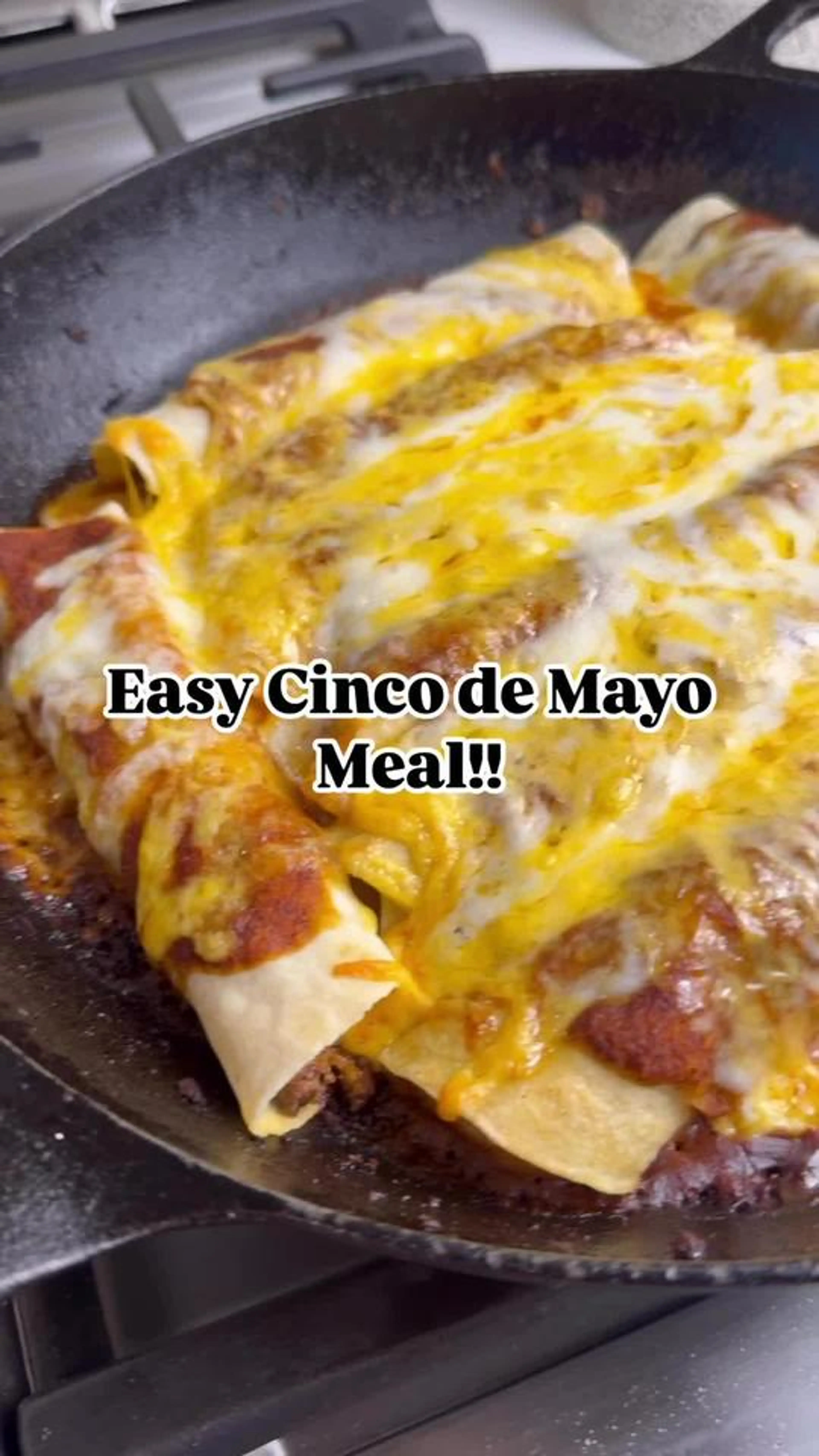 One Skillet Beef Enchiladas - the Perfect Cinco De Mayo Meal