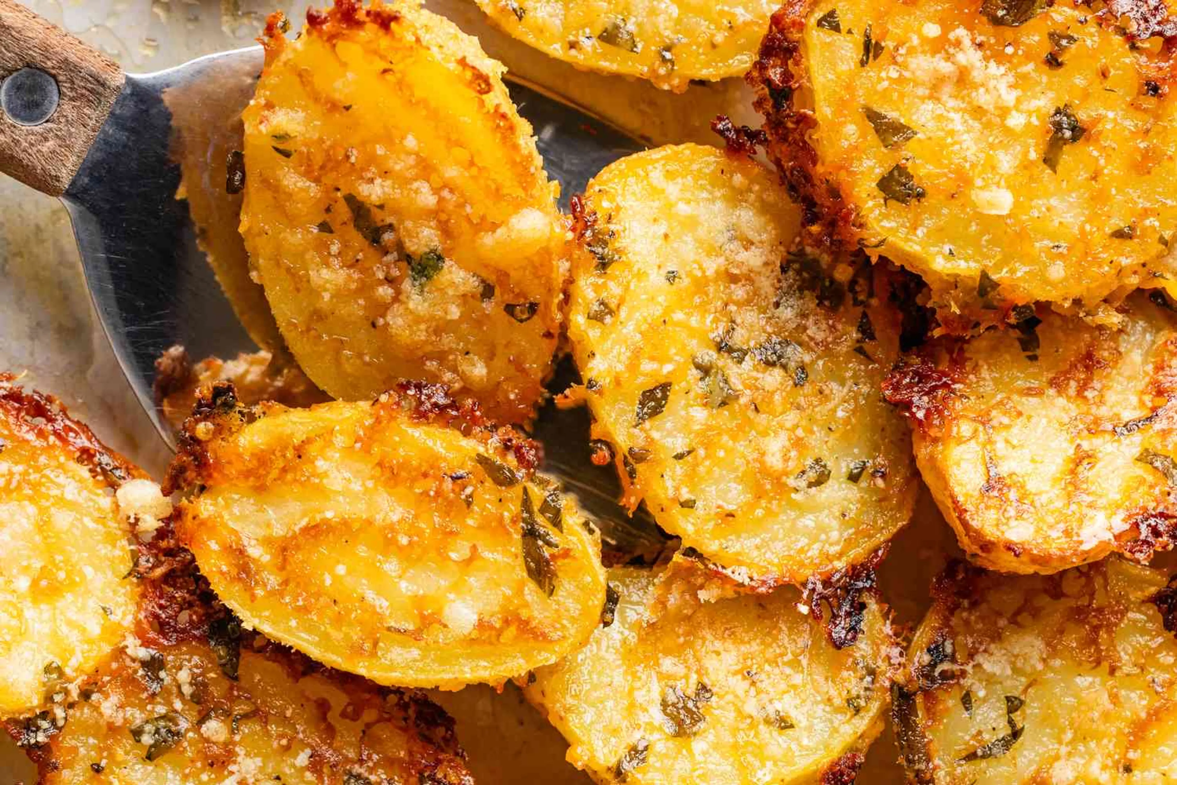 Crispy Parmesan Potatoes