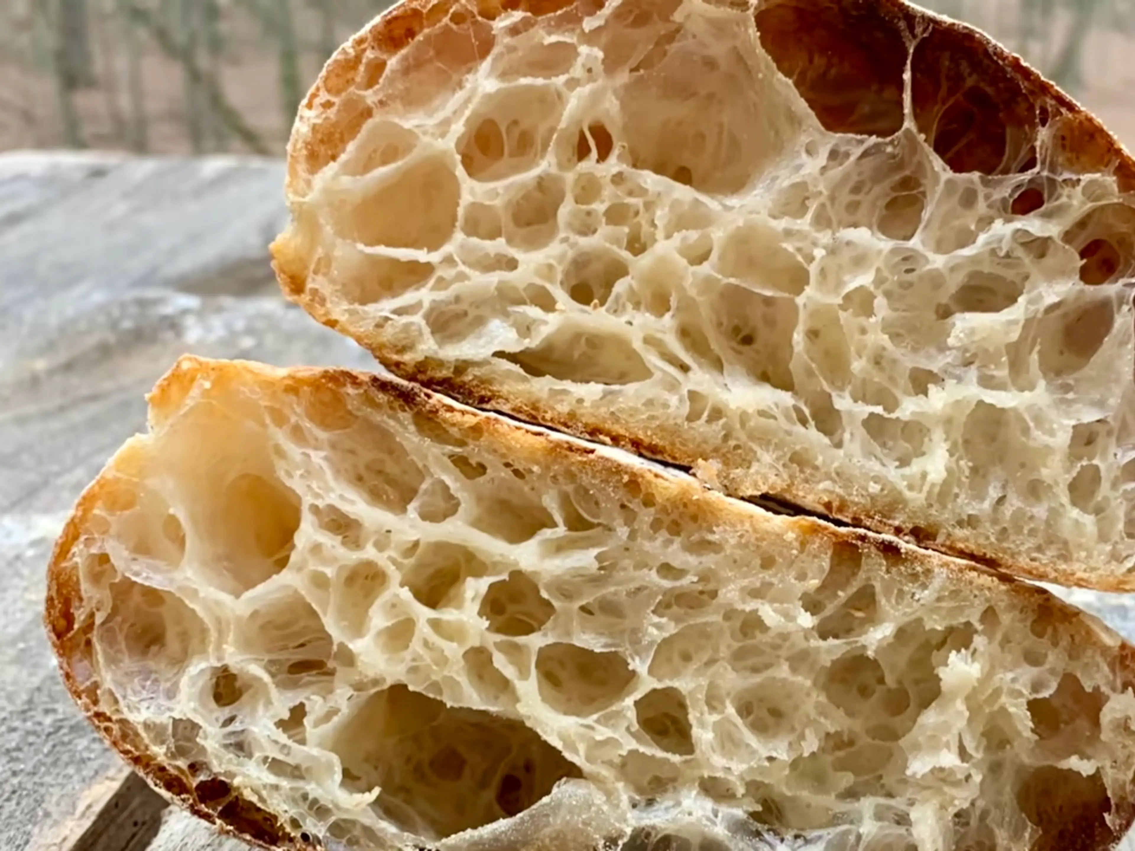 Pan de Cristal @ 106% hydration