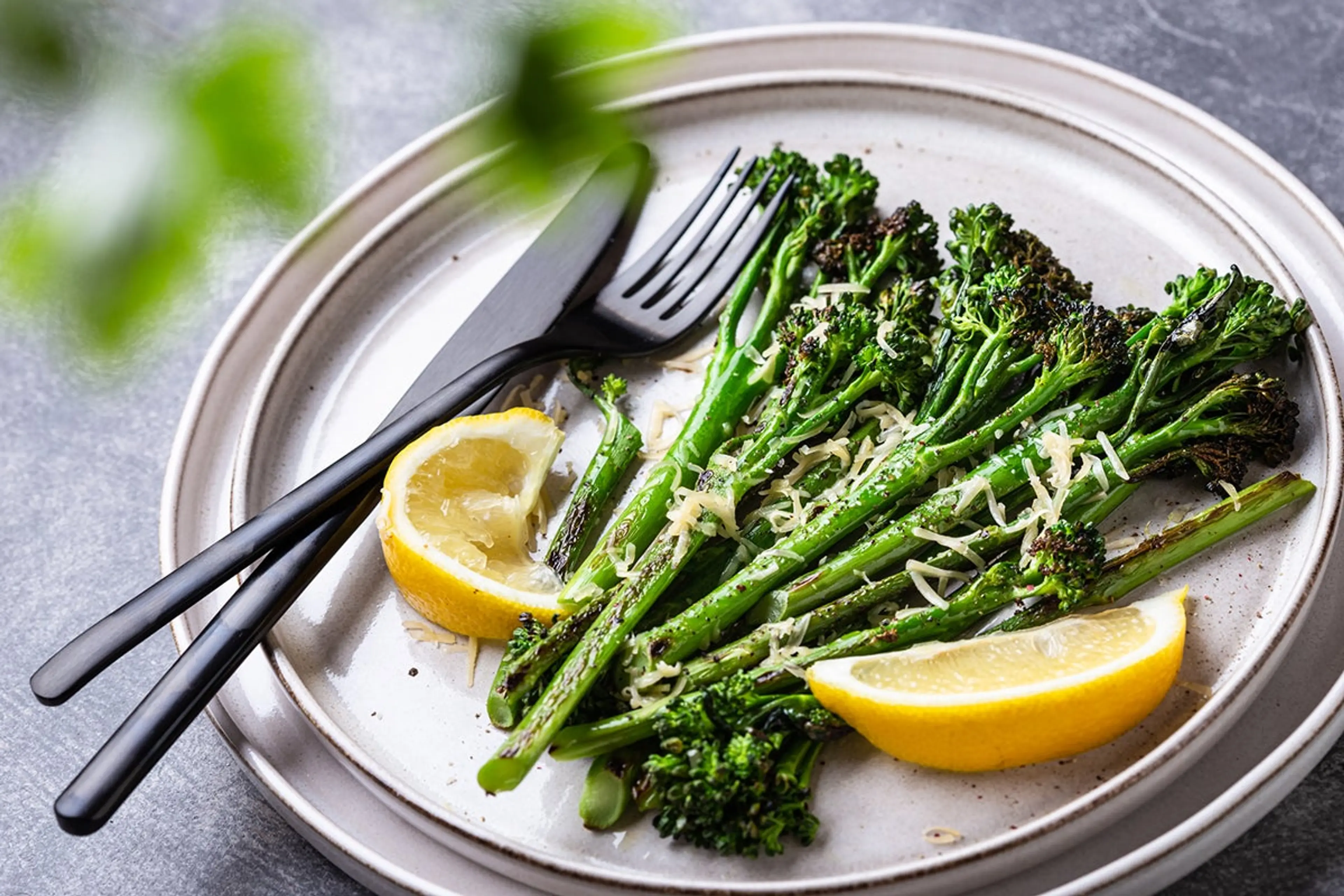 Roasted broccolini