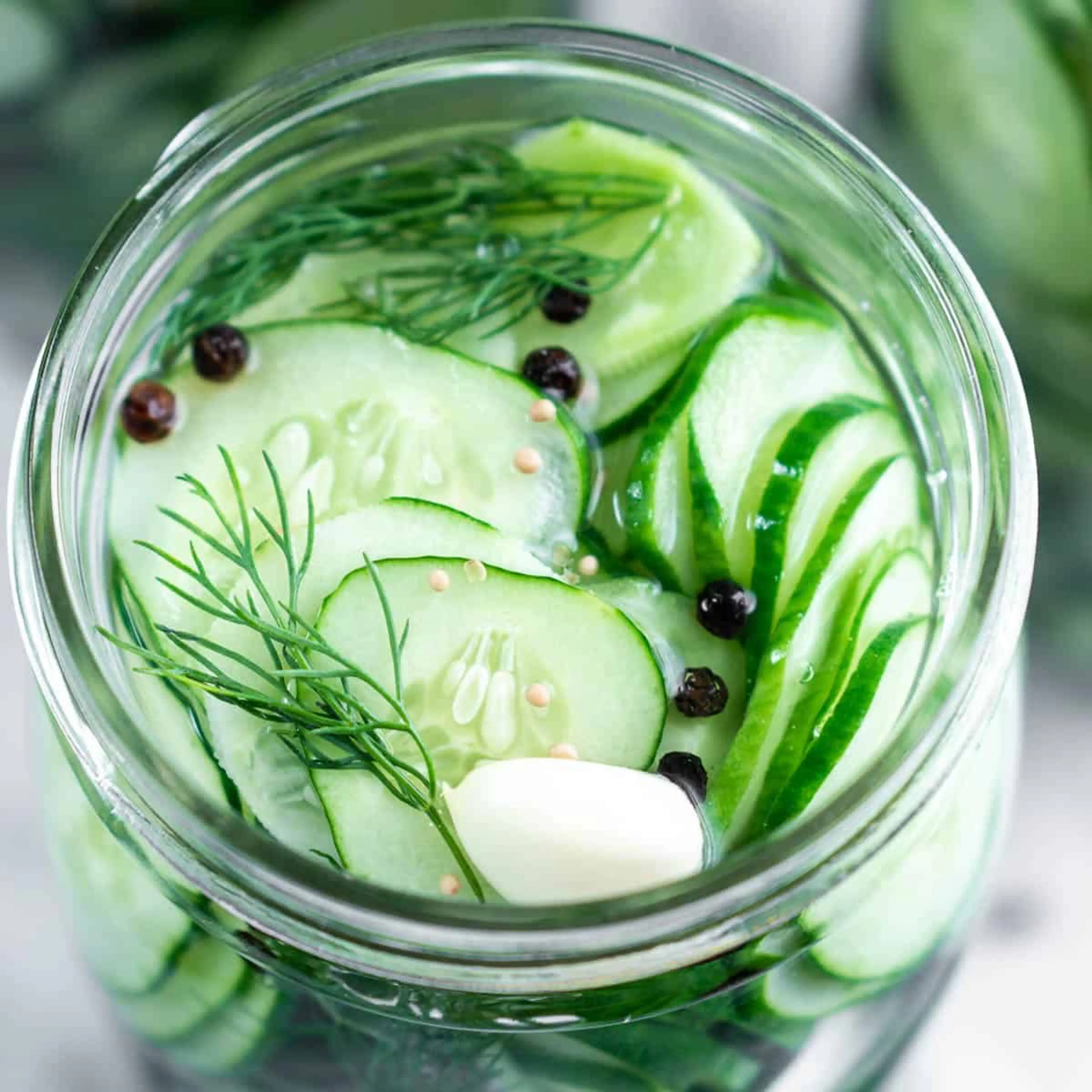 Easy Refrigerator Pickles Recipe