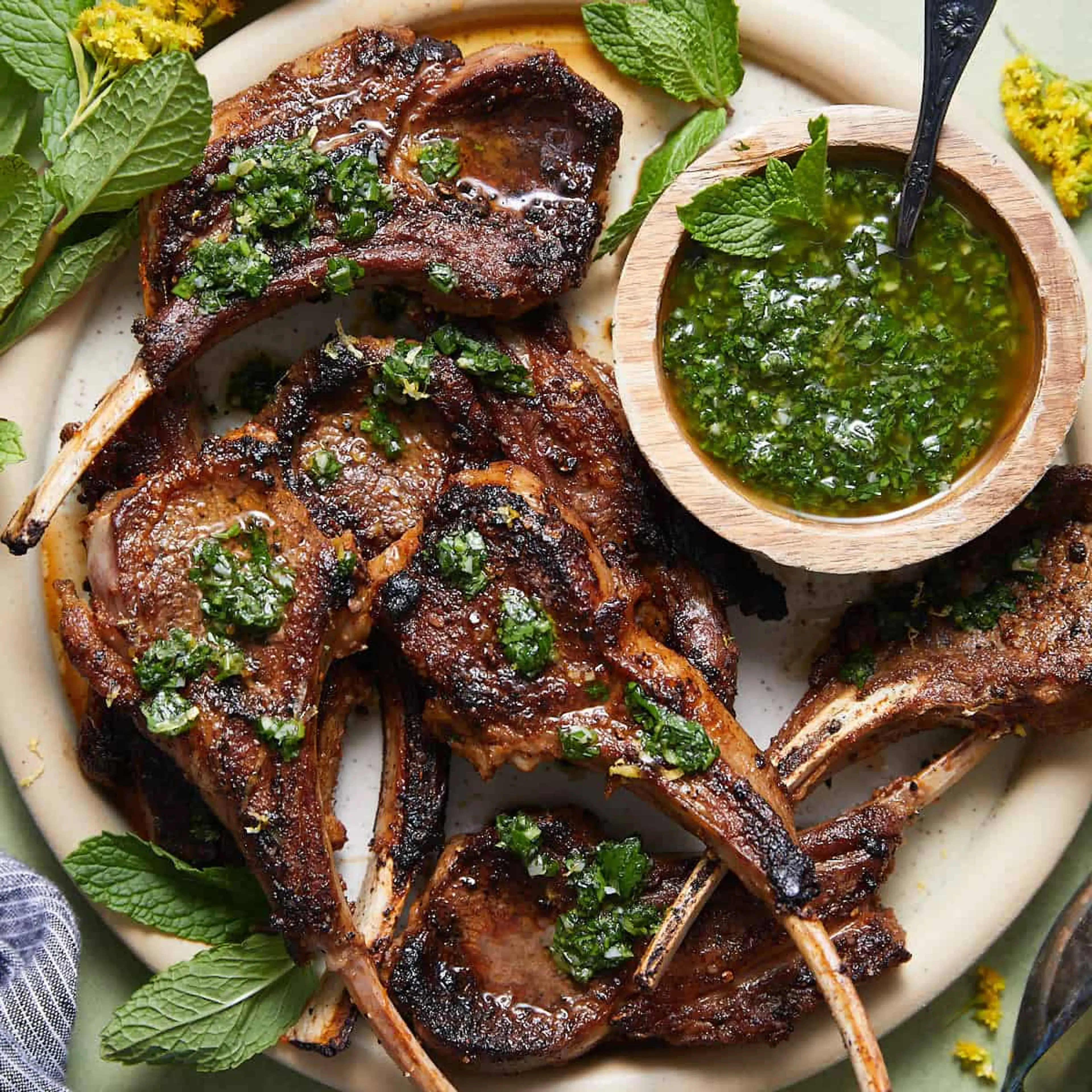 Cast Iron Skillet Lamb Chops
